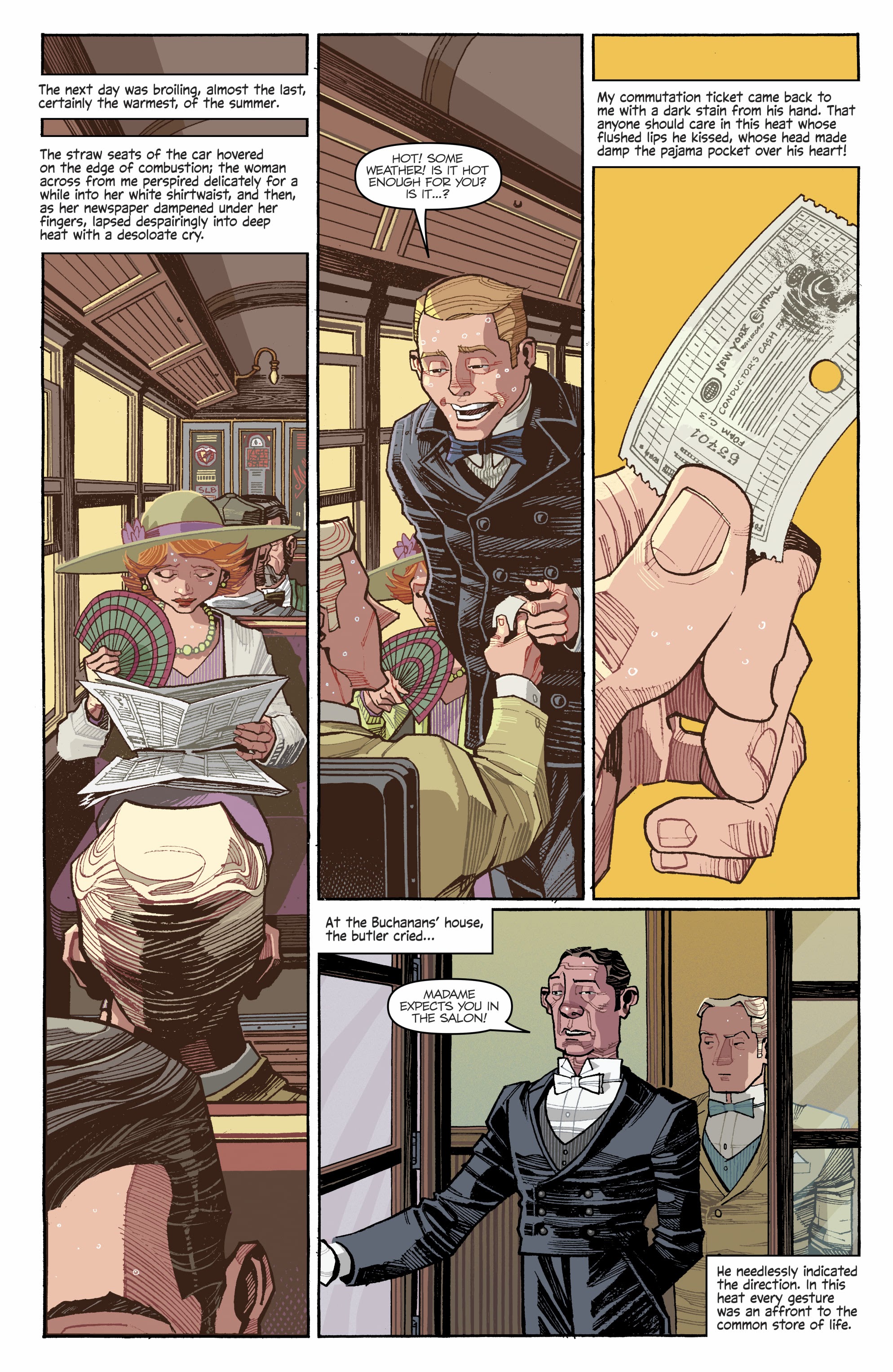 Read online The Great Gatsby comic -  Issue #5 - 7