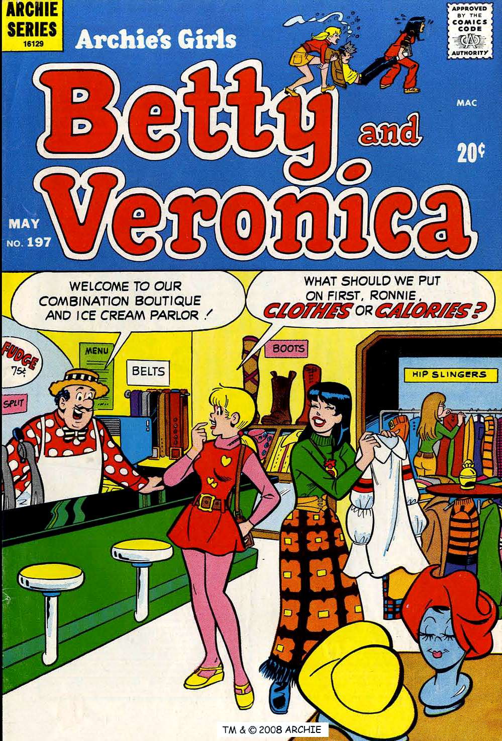 Read online Archie's Girls Betty and Veronica comic -  Issue #197 - 1