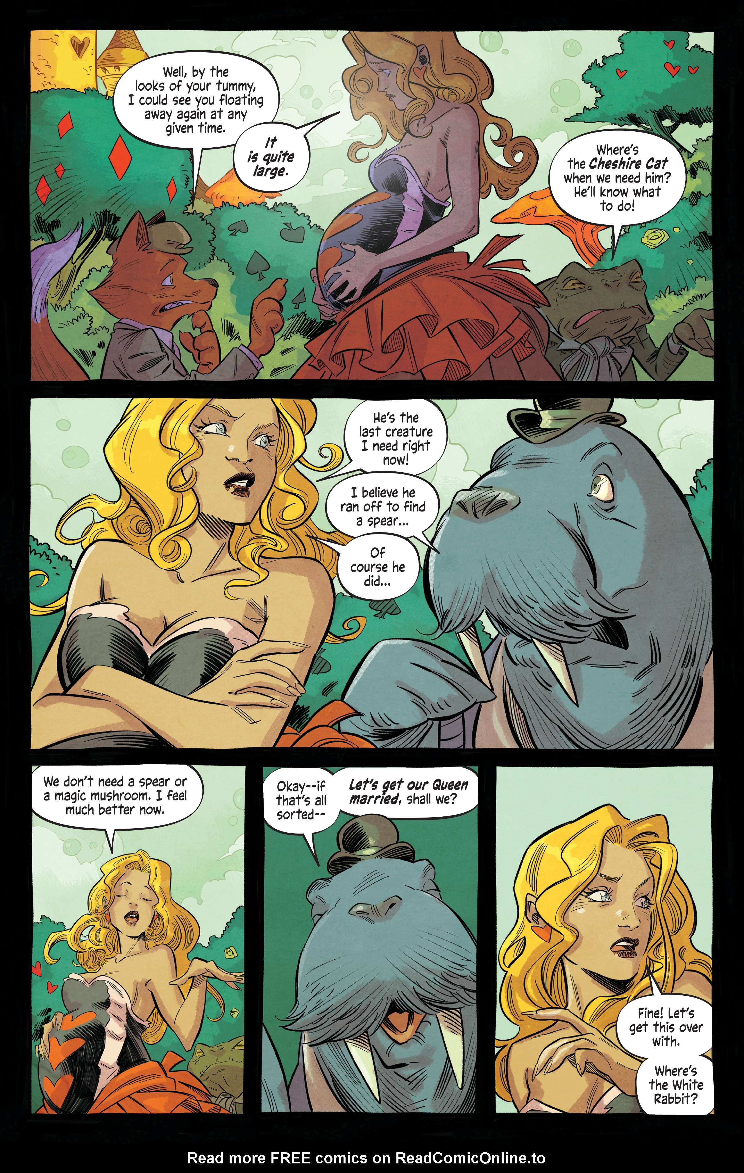 Read online Alice Never After comic -  Issue #4 - 13