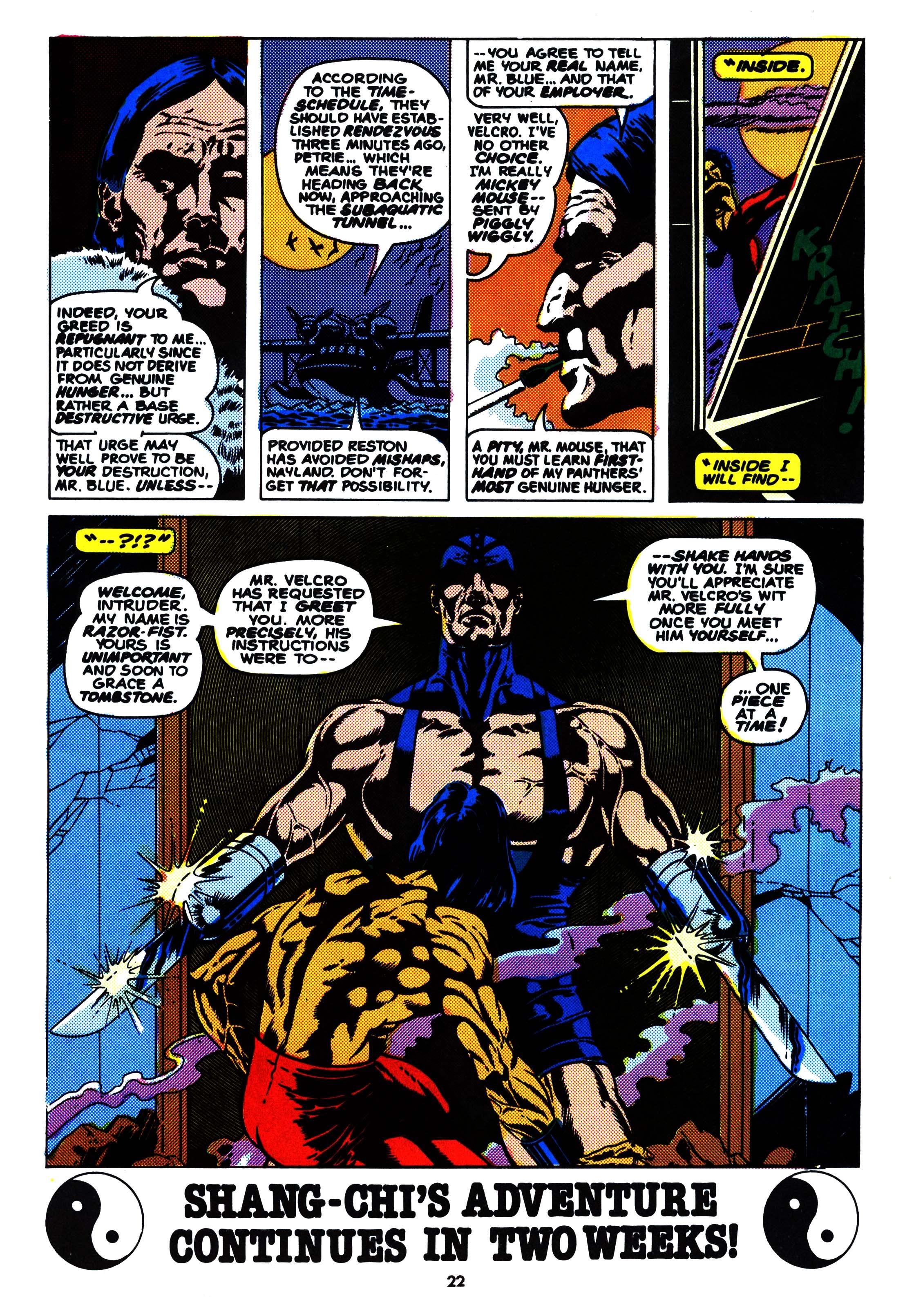 Read online Action Force comic -  Issue #20 - 22