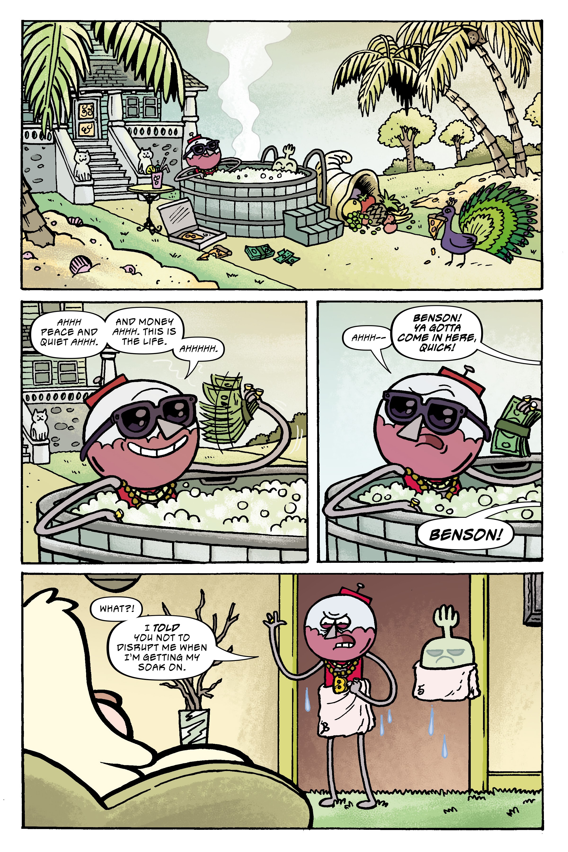 Read online Regular Show: Wrasslesplosion comic -  Issue # TPB - 56