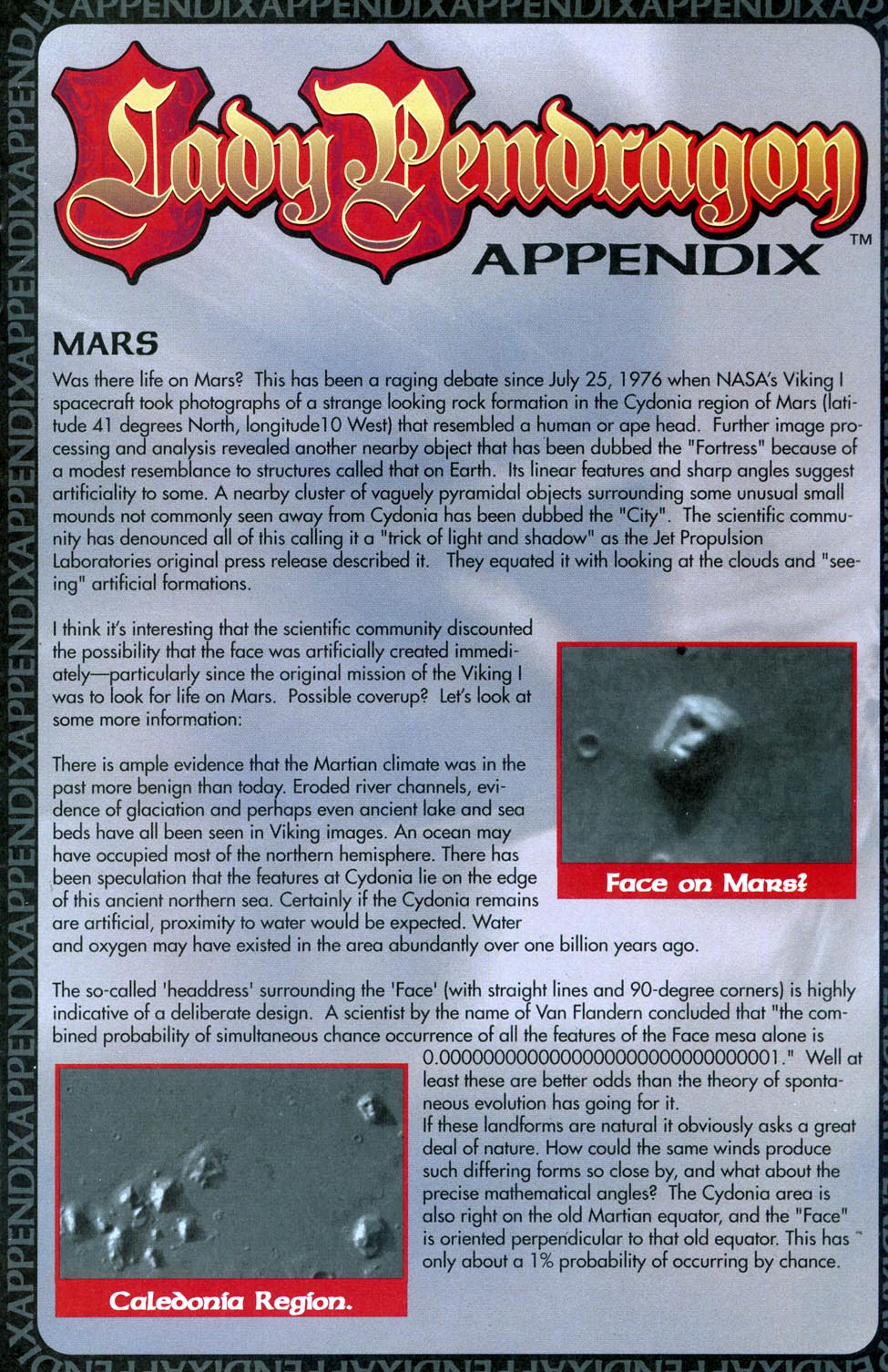 Read online Lady Pendragon (1998) comic -  Issue #0 - 13