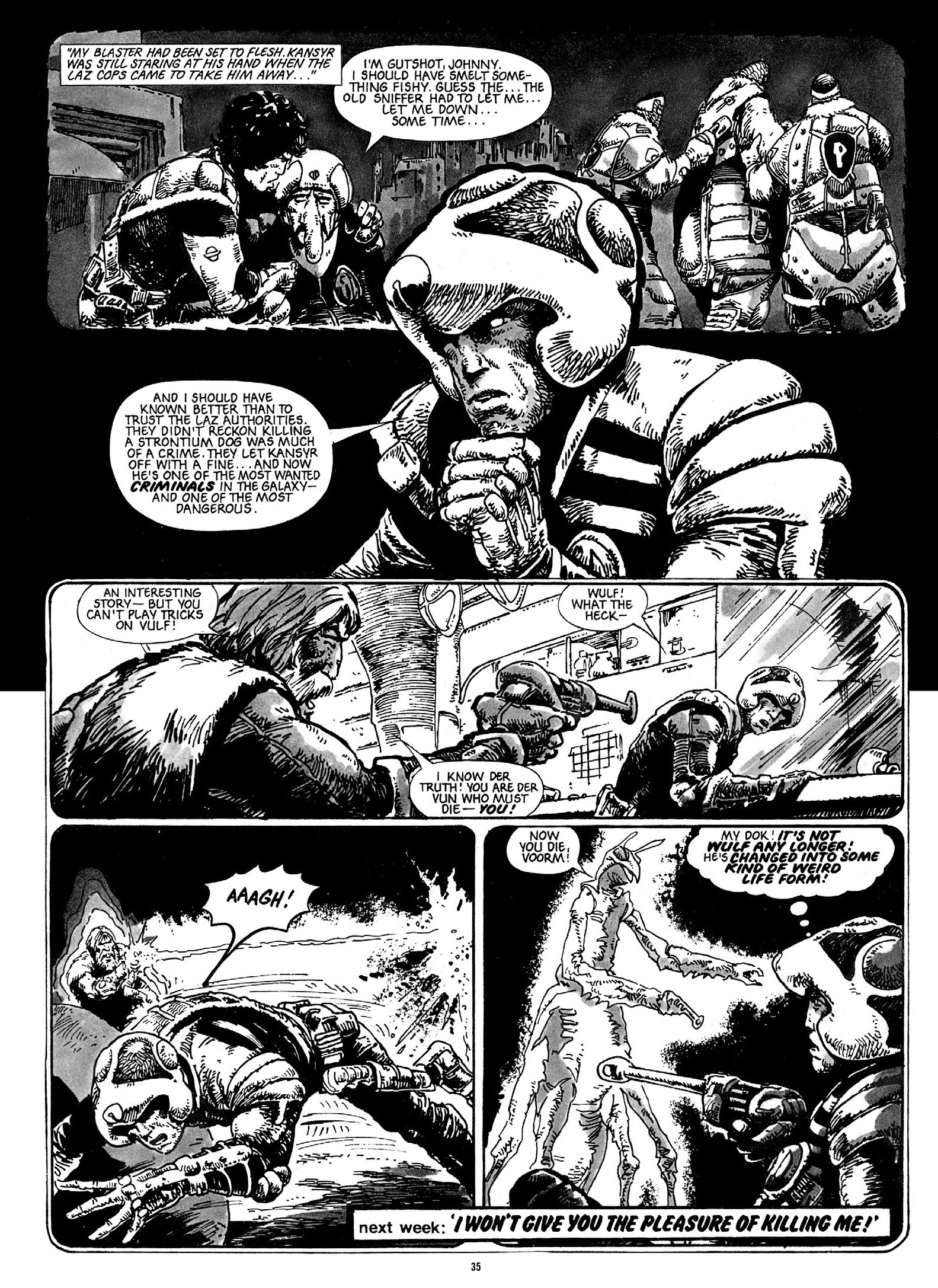 Read online Strontium Dog Search and Destroy: The Starlord Years comic -  Issue # TPB - 35