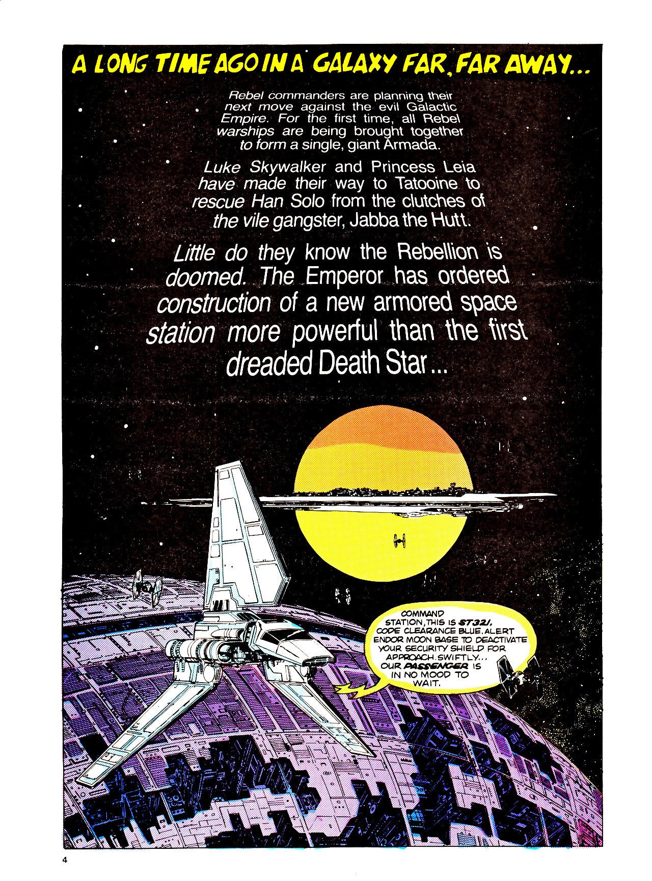 Read online Return of the Jedi comic -  Issue #148 - 4