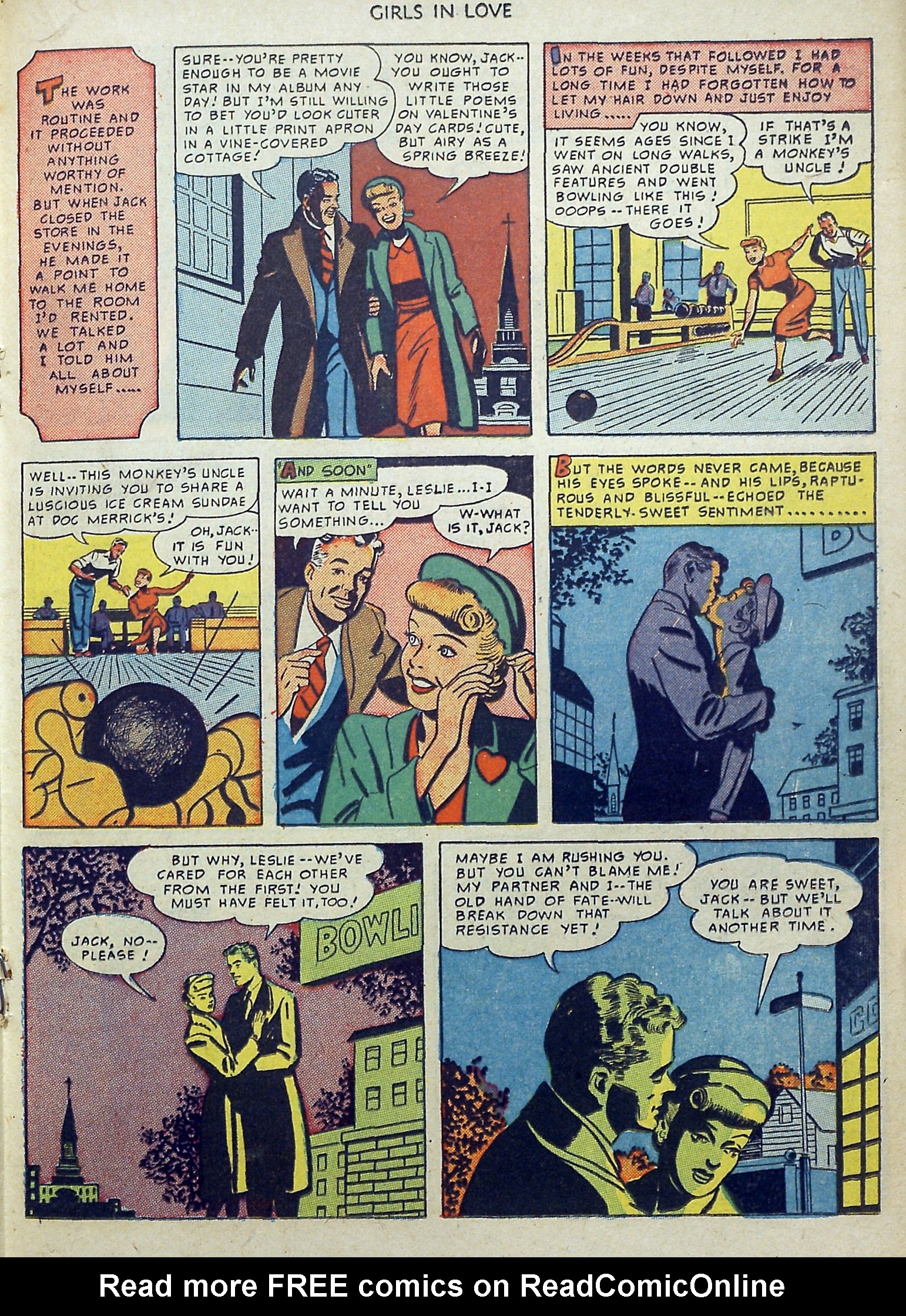 Read online Girls in Love (1950) comic -  Issue #1 - 19