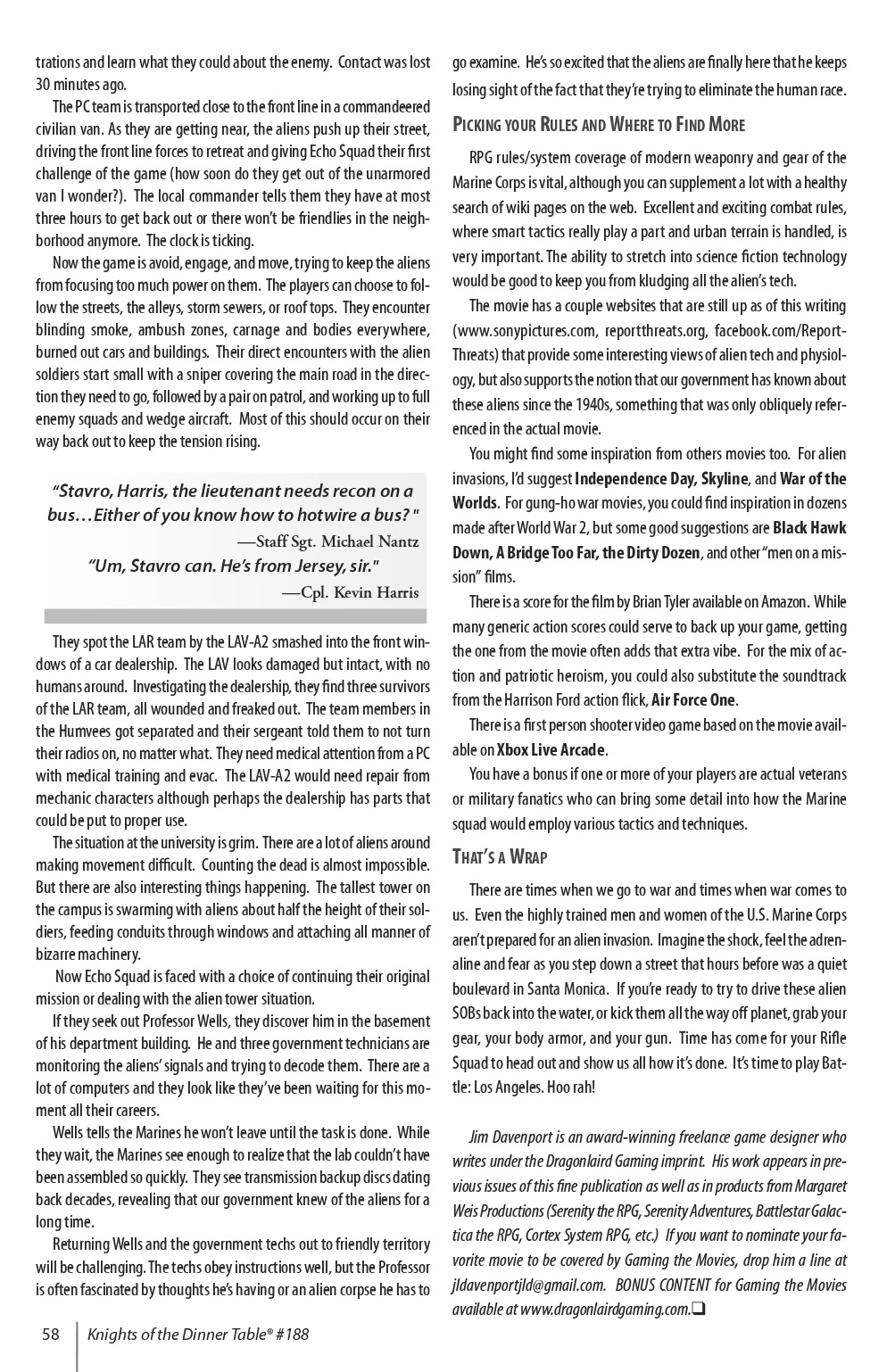 Read online Knights of the Dinner Table comic -  Issue #188 - 60