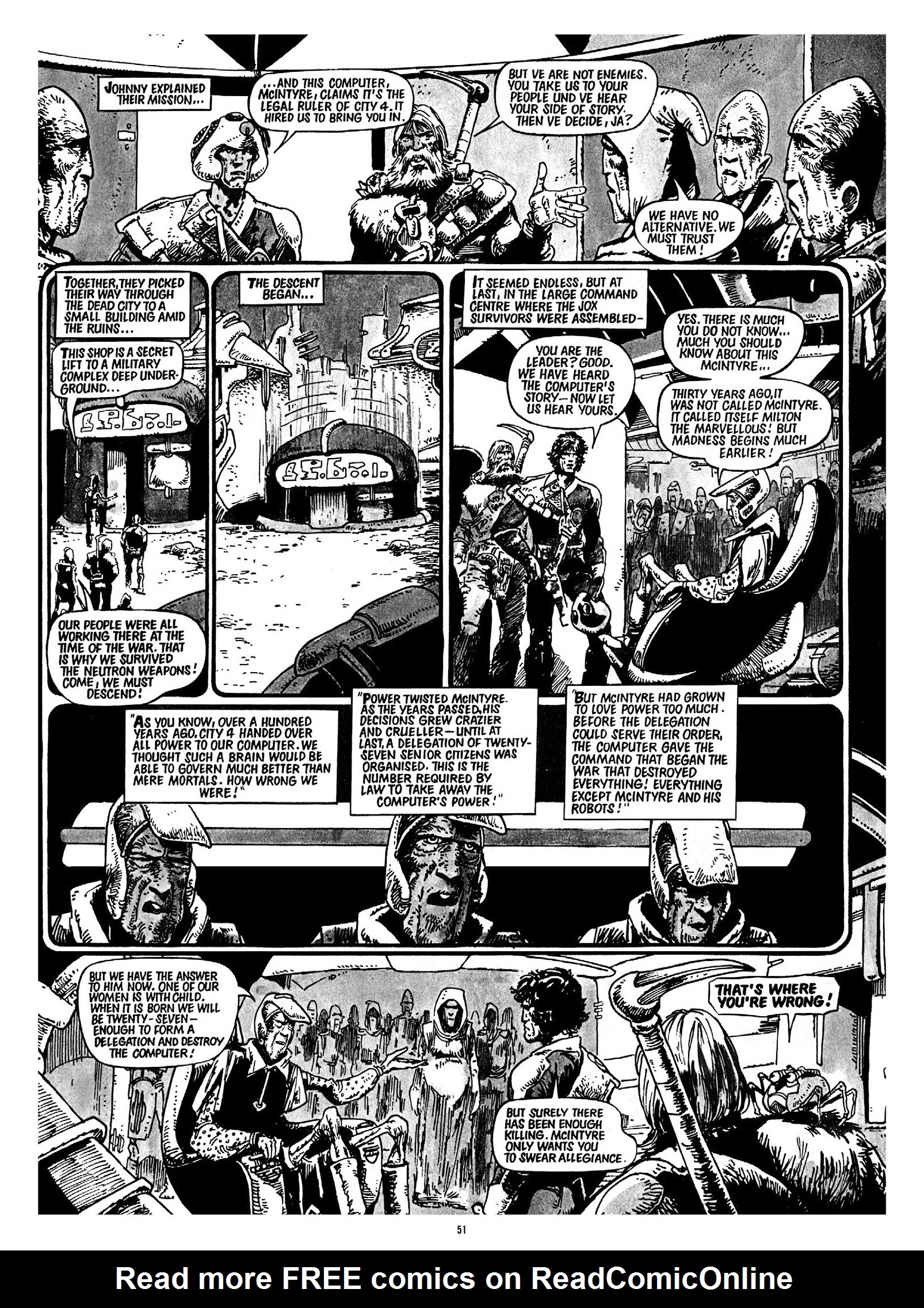 Read online Strontium Dog Search and Destroy: The Starlord Years comic -  Issue # TPB - 48