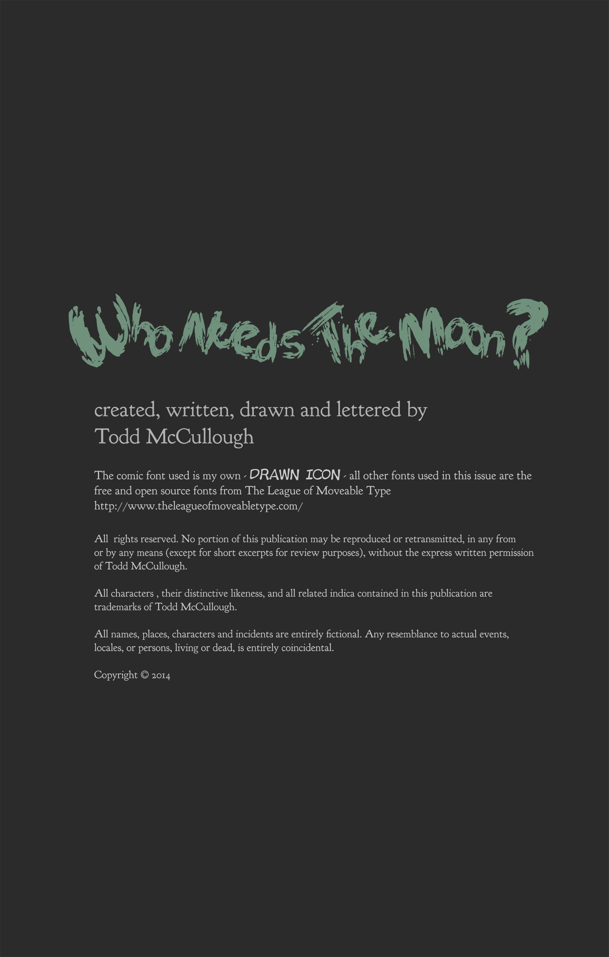 Read online Who Needs the Moon comic -  Issue #8 - 2
