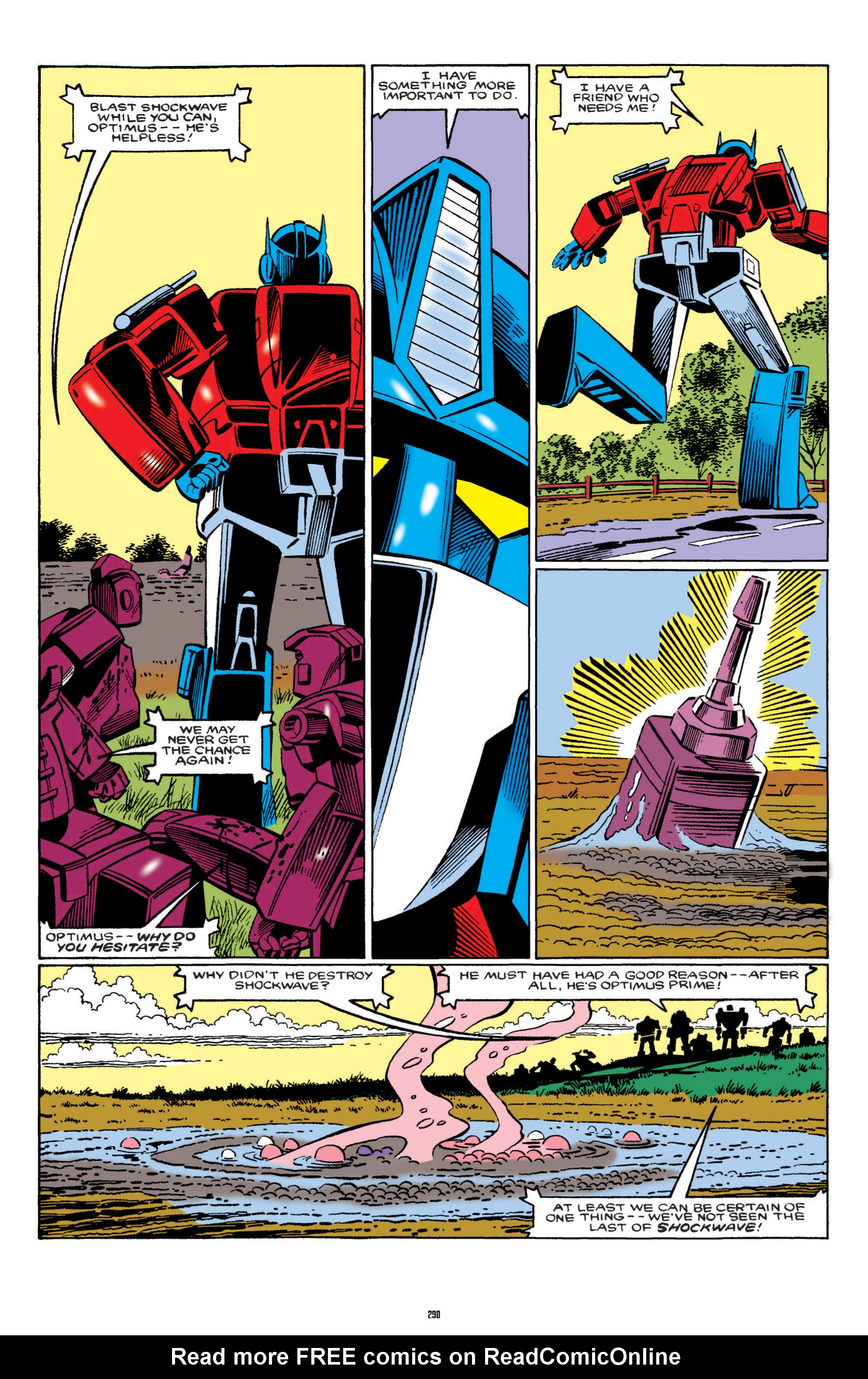 Read online The Transformers Classics comic -  Issue # TPB 1 - 291