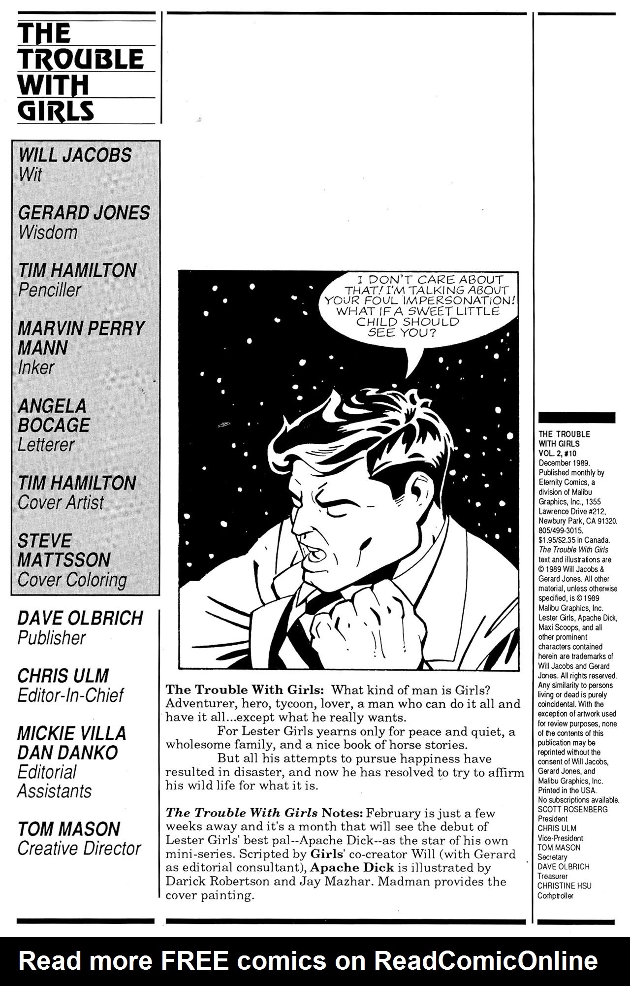 Read online The Trouble With Girls (1989) comic -  Issue #10 - 2