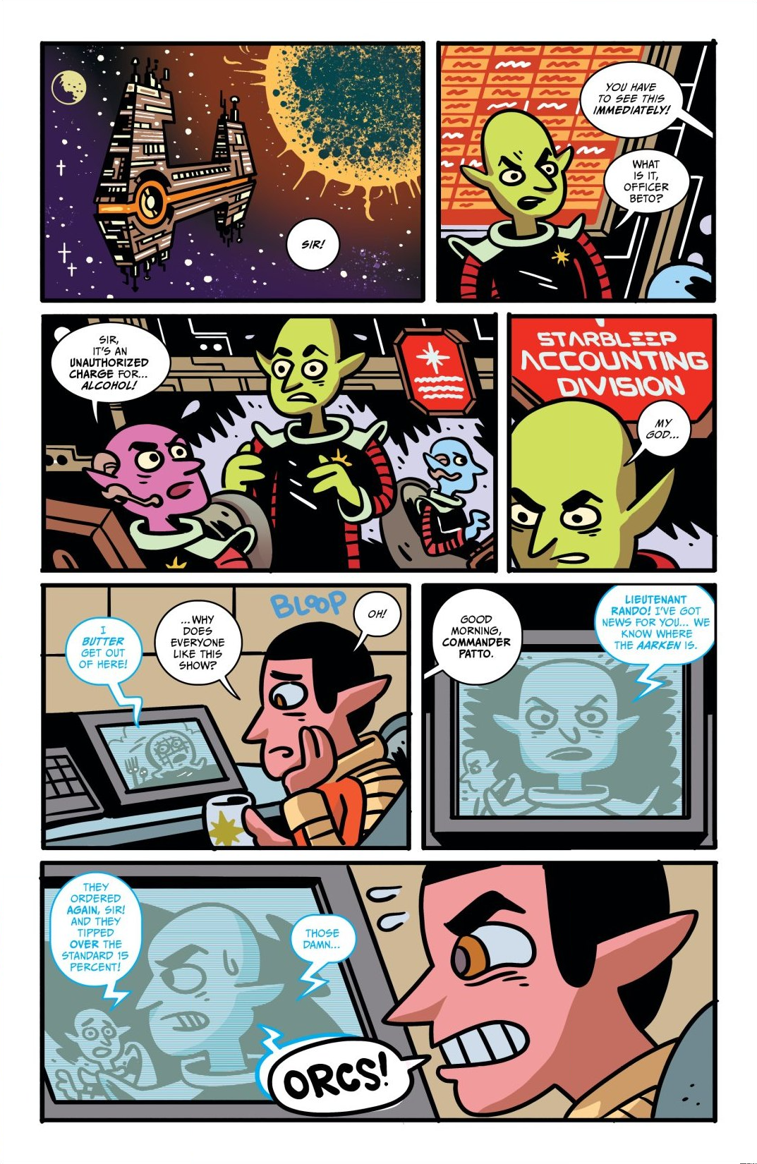 Read online Orcs in Space comic -  Issue # TPB - 34