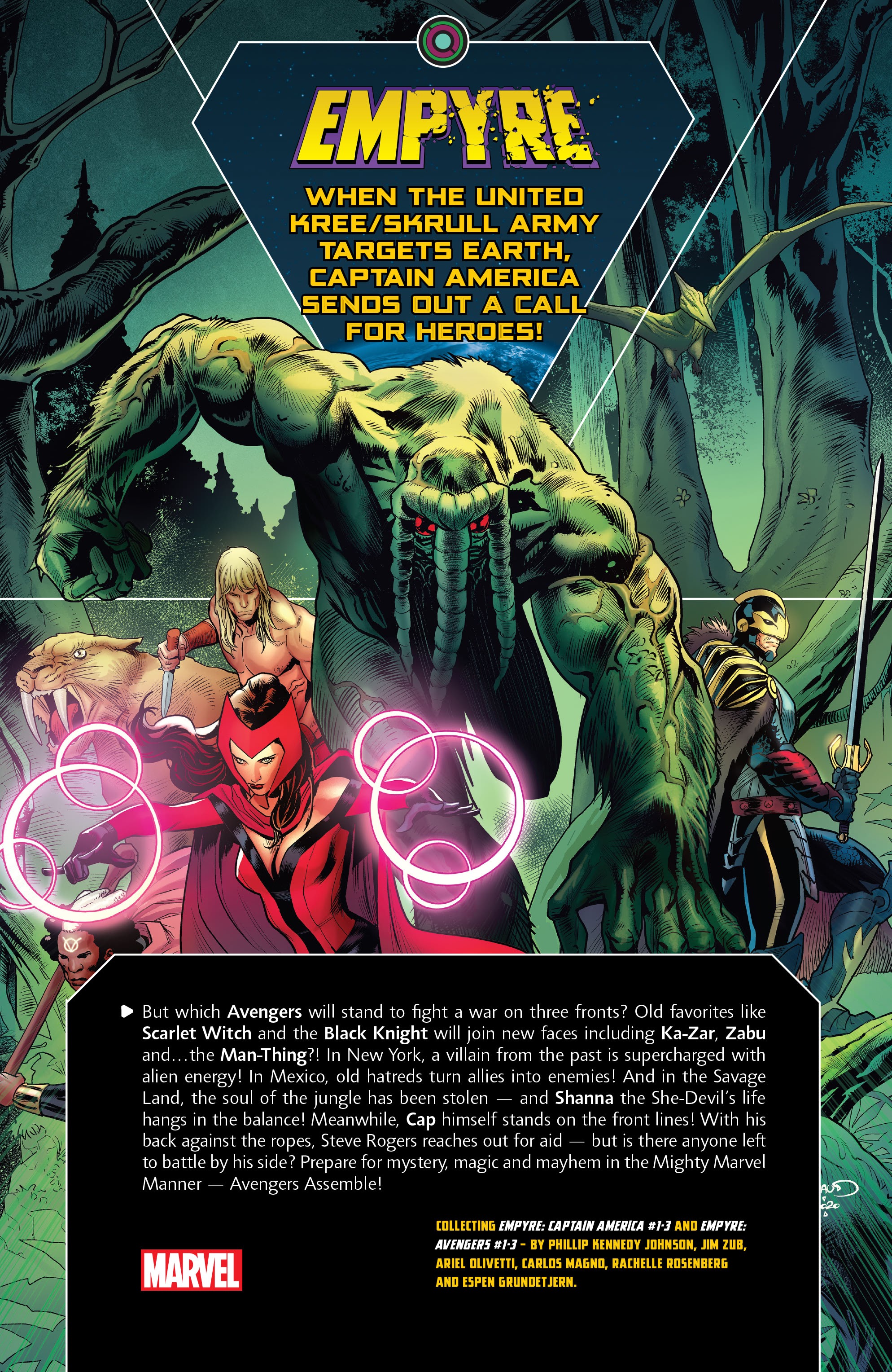 Read online Empyre: Captain America & The Avengers comic -  Issue # TPB - 129