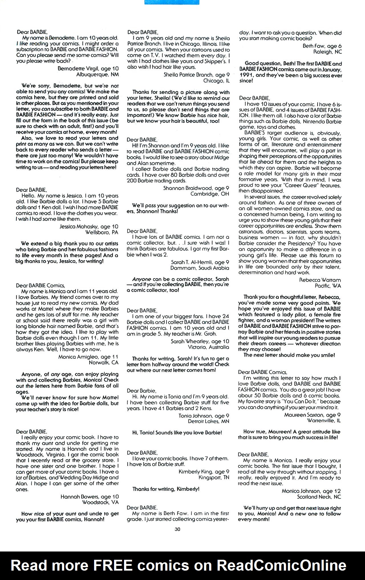 Read online Barbie comic -  Issue #21 - 32