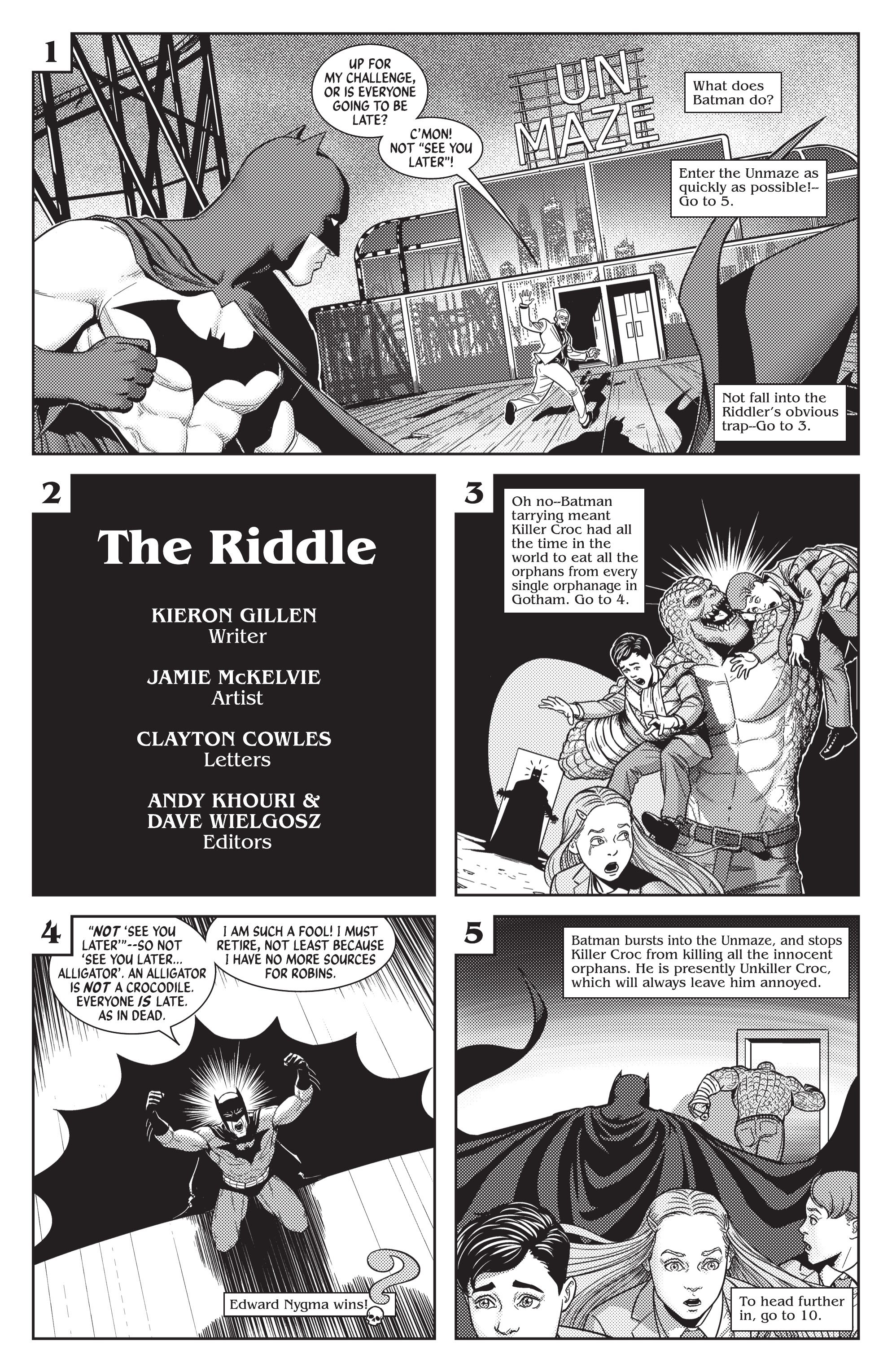 Read online Batman Black & White comic -  Issue #5 - 33