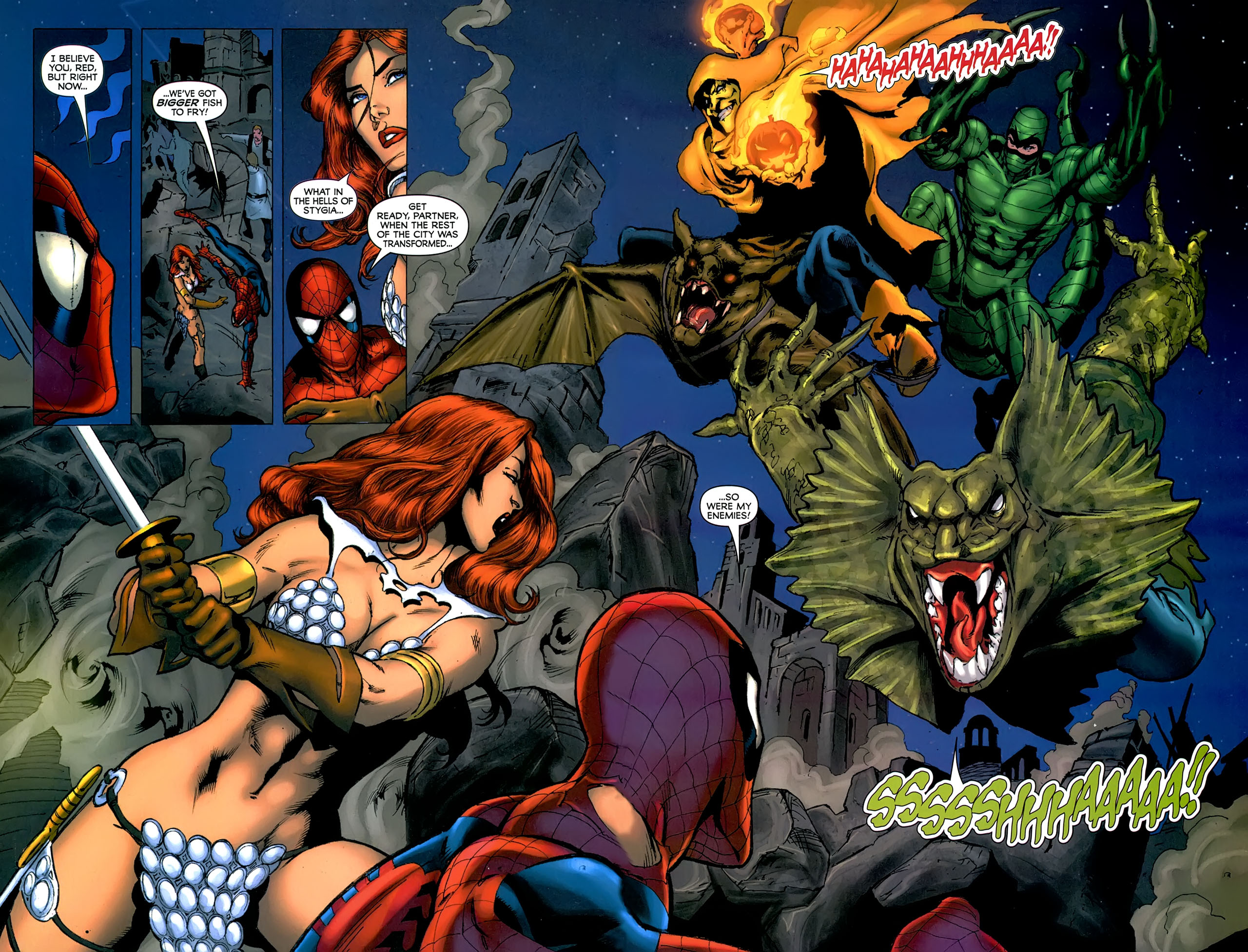 Read online Spider-Man/Red Sonja comic -  Issue #3 - 18