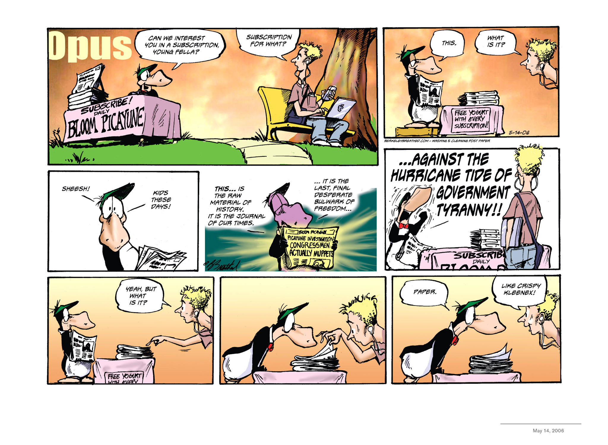 Read online Opus Complete Sunday Strips From 2003-2008 comic -  Issue # TPB (Part 2) - 36