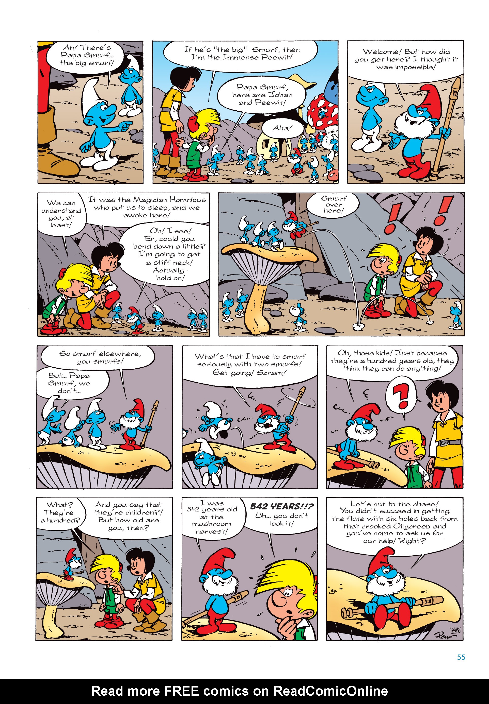 Read online Smurfs: The Village Behind The Wall comic -  Issue #1 - 55