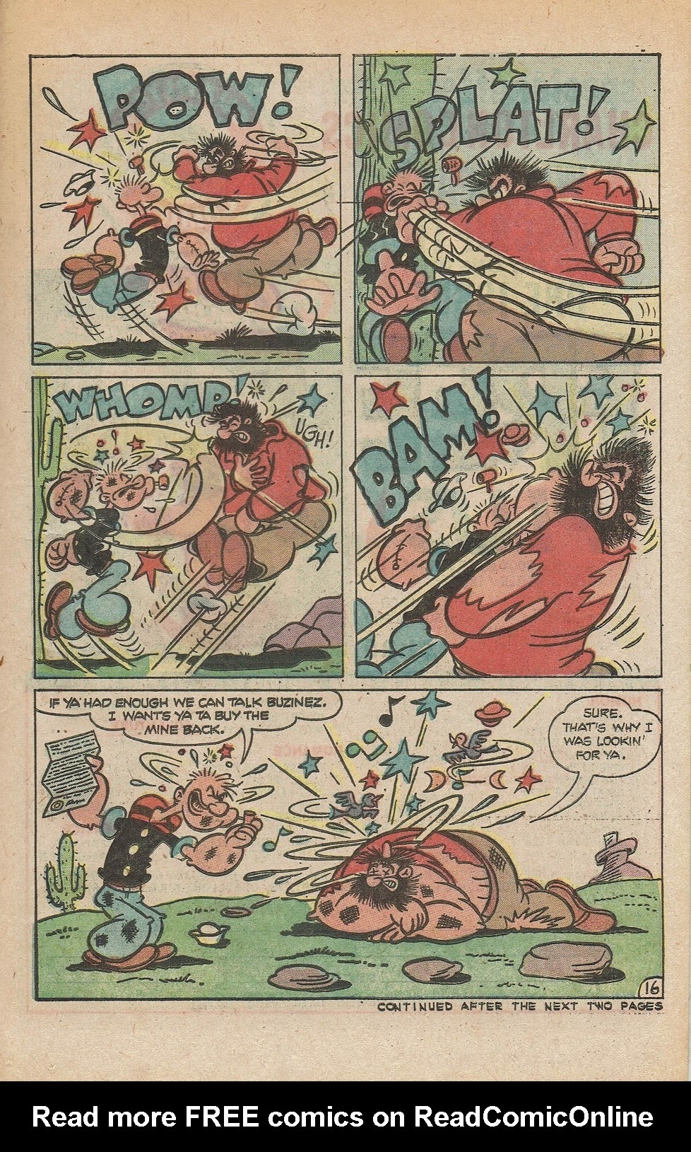 Read online Popeye (1948) comic -  Issue #128 - 21
