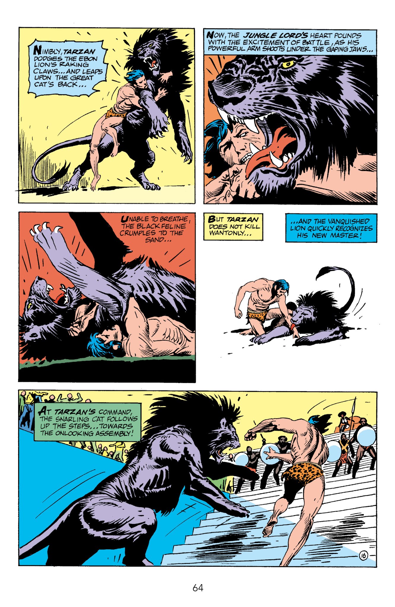 Read online Edgar Rice Burroughs' Tarzan The Joe Kubert Years comic -  Issue # TPB 2 (Part 1) - 65