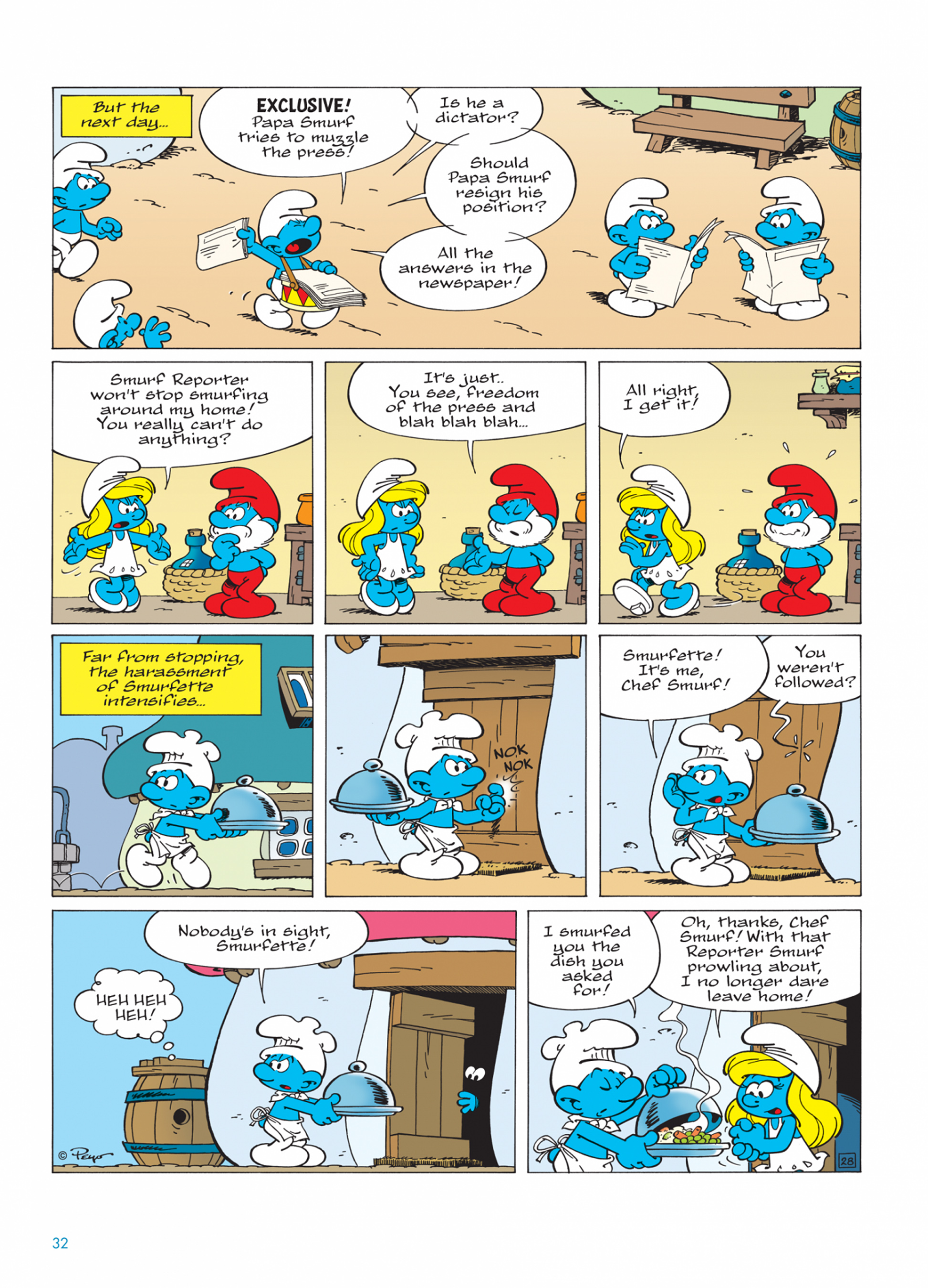 Read online The Smurfs comic -  Issue #24 - 32