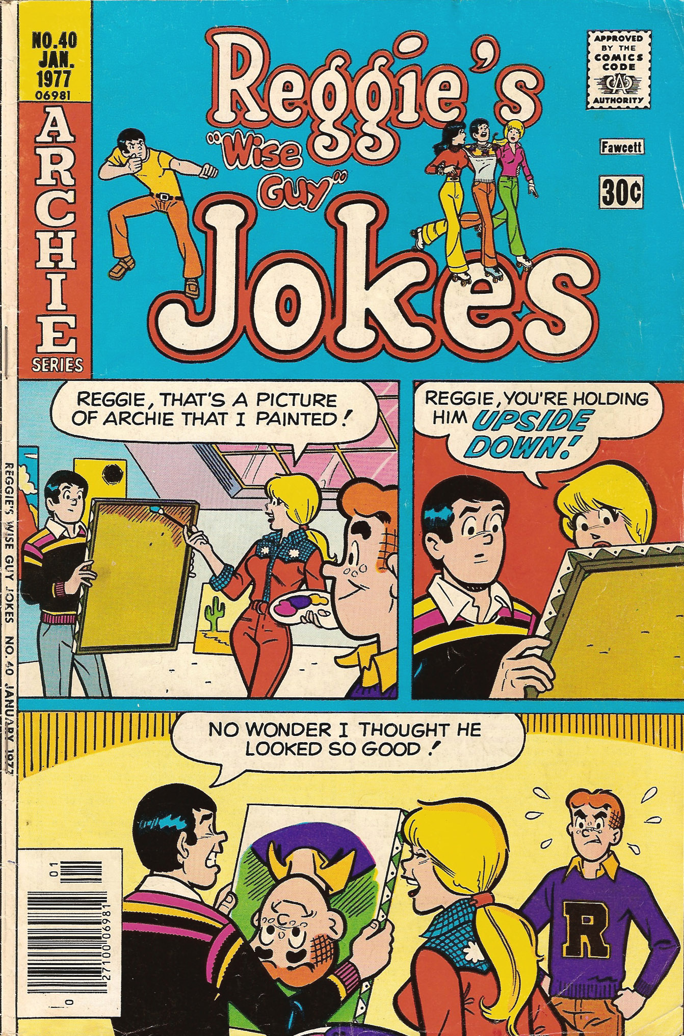 Read online Reggie's Wise Guy Jokes comic -  Issue #40 - 1