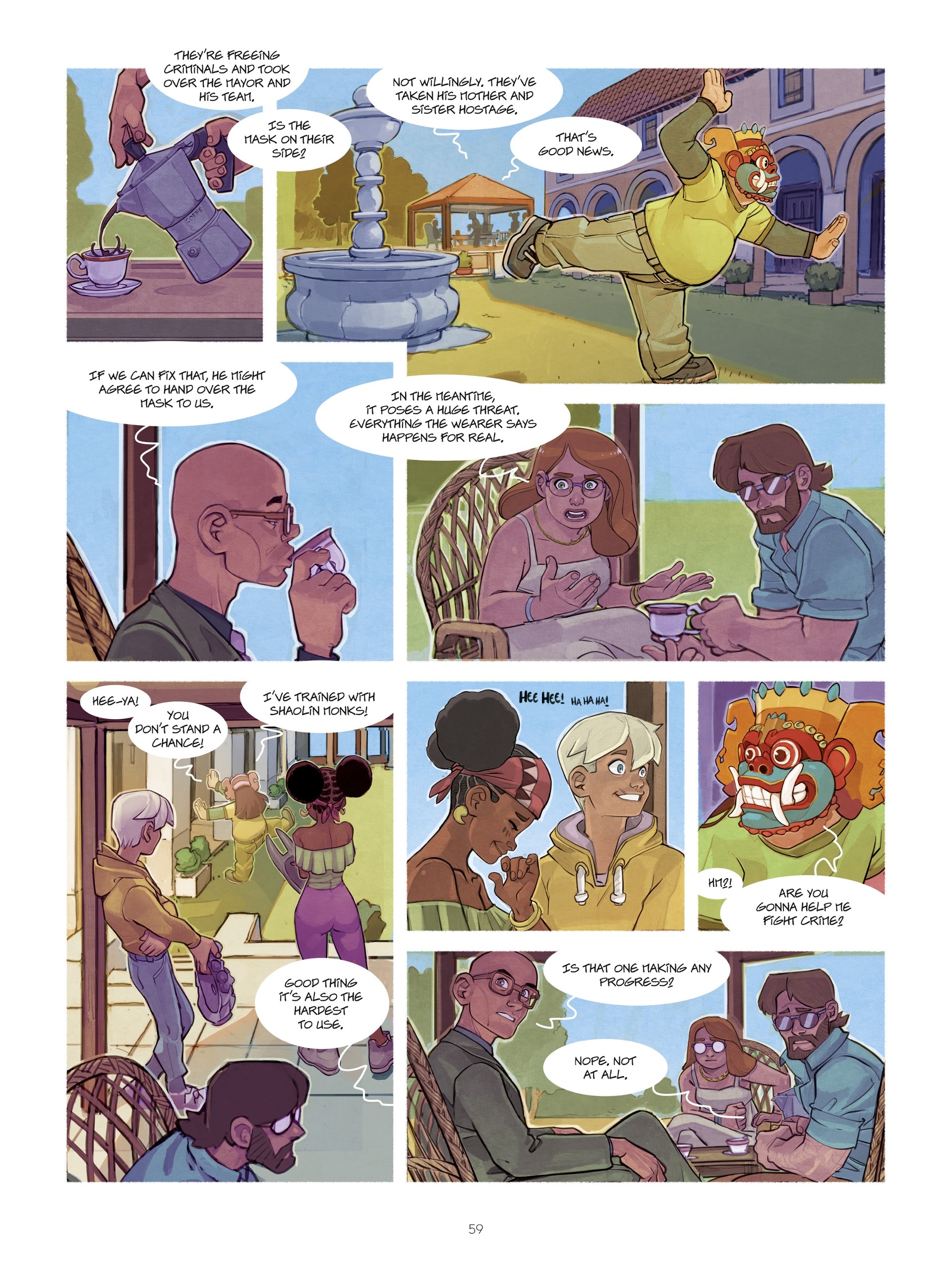 Read online Masks comic -  Issue #1 - 59