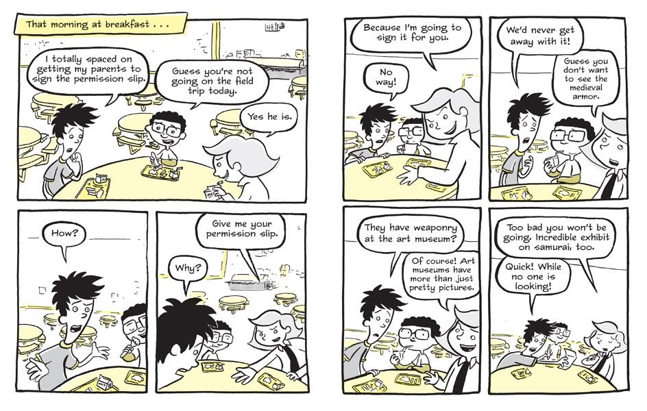 Read online Lunch Lady and the Field Trip Fiasco comic -  Issue # Full - 4