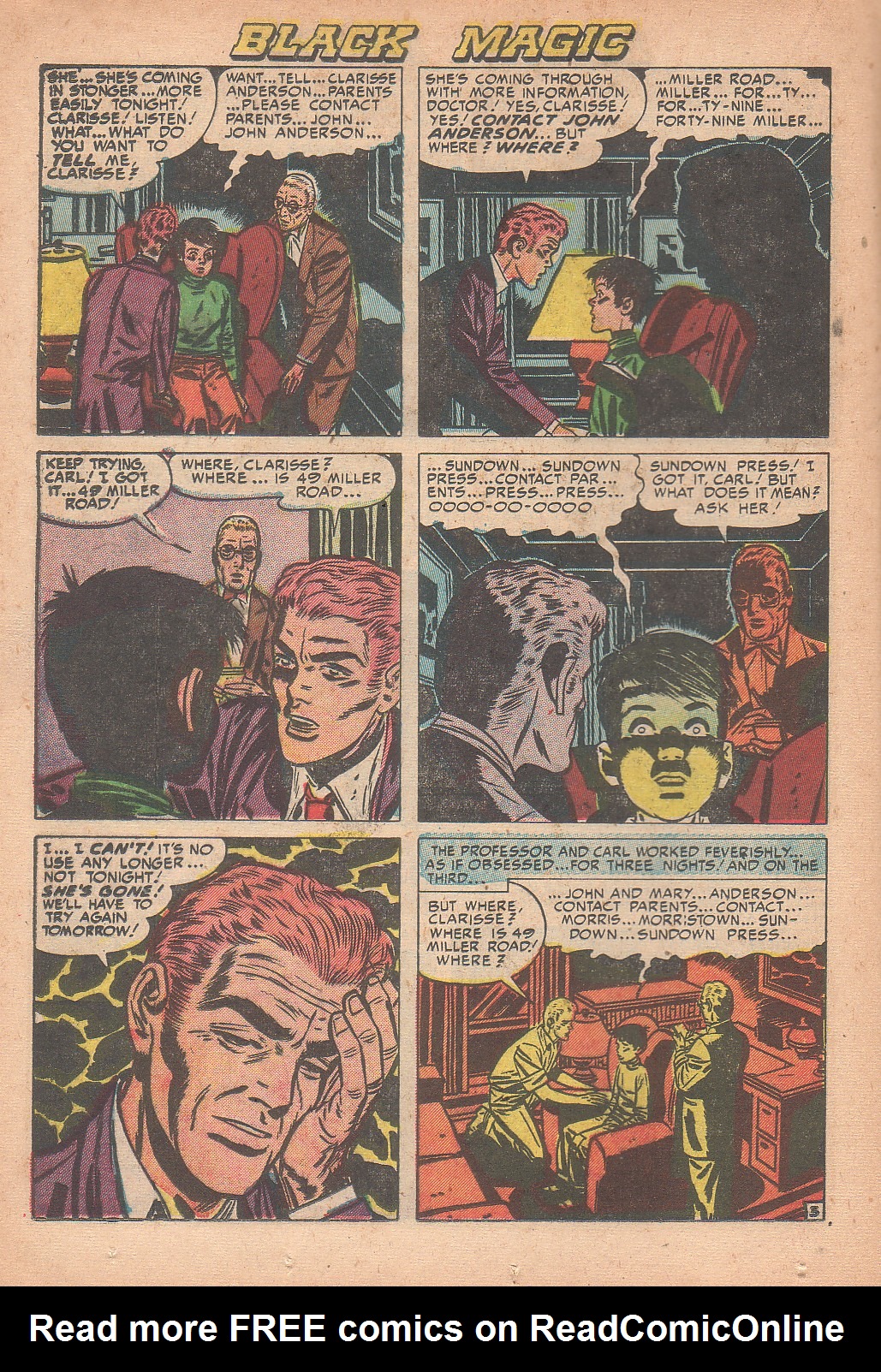Read online Black Magic (1950) comic -  Issue #12 - 16
