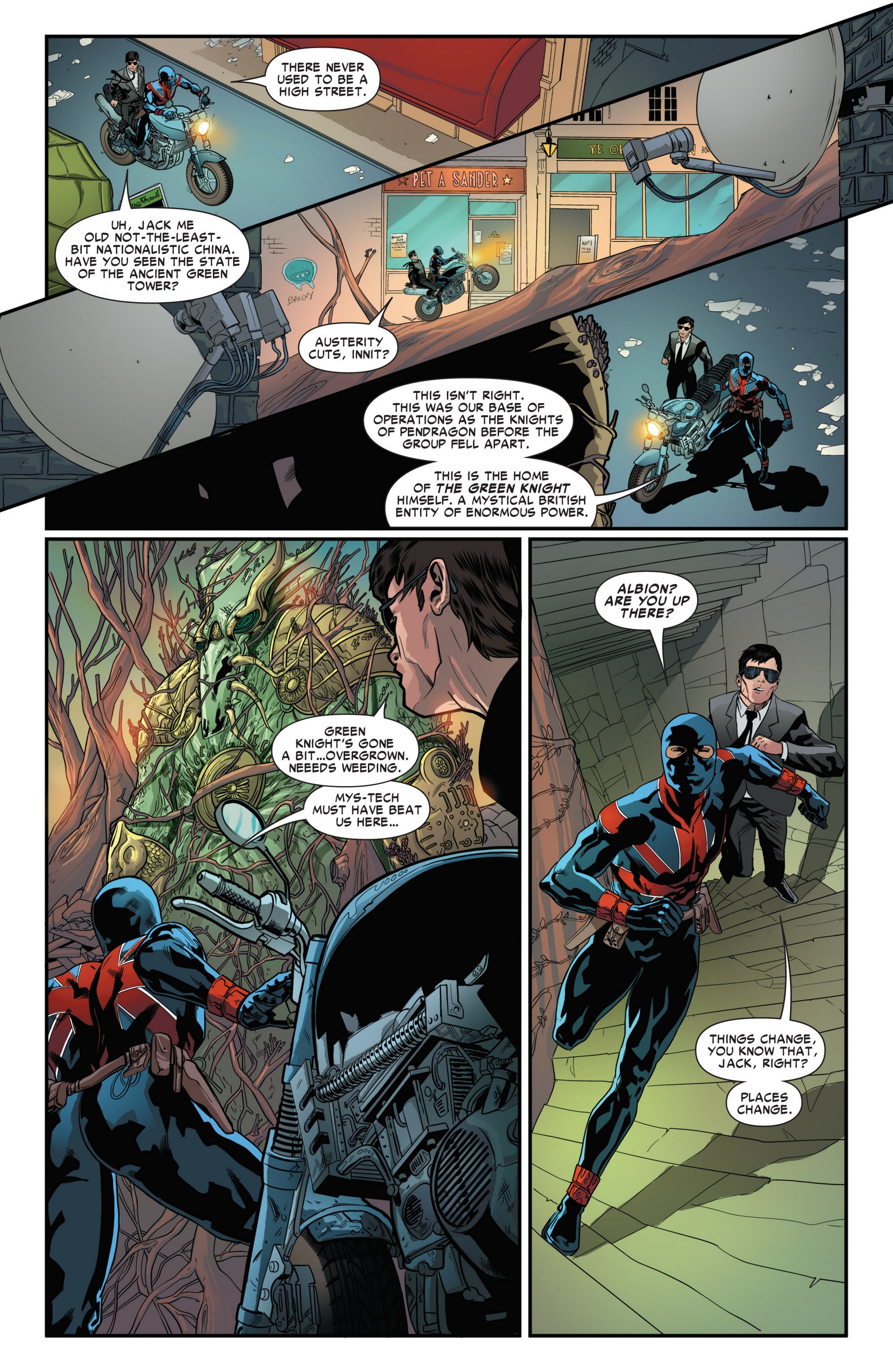 Read online Revolutionary War: Knights of Pendragon comic -  Issue # Full - 8
