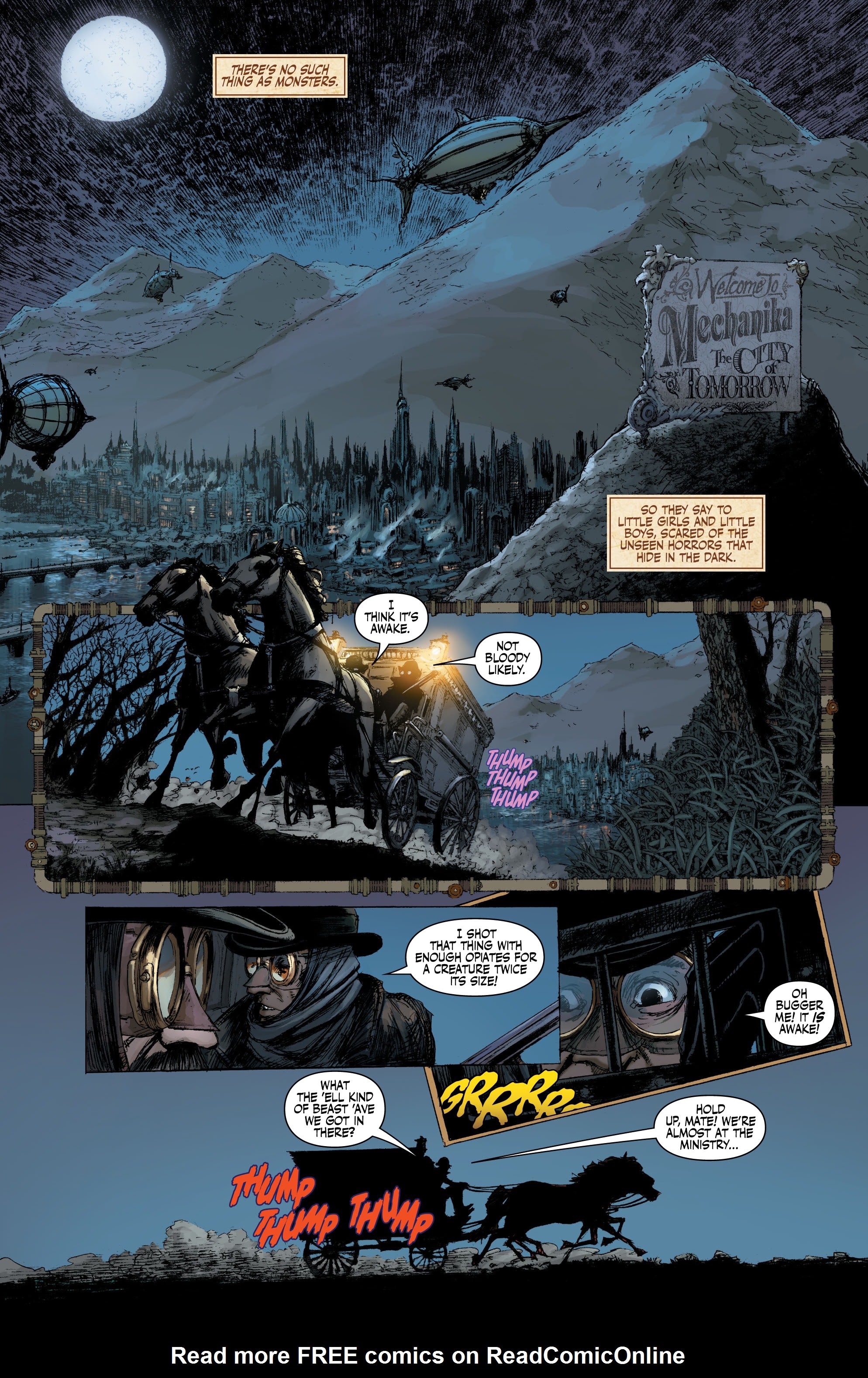 Read online Lady Mechanika: The Monster of The Ministry of Hell comic -  Issue #1 - 3