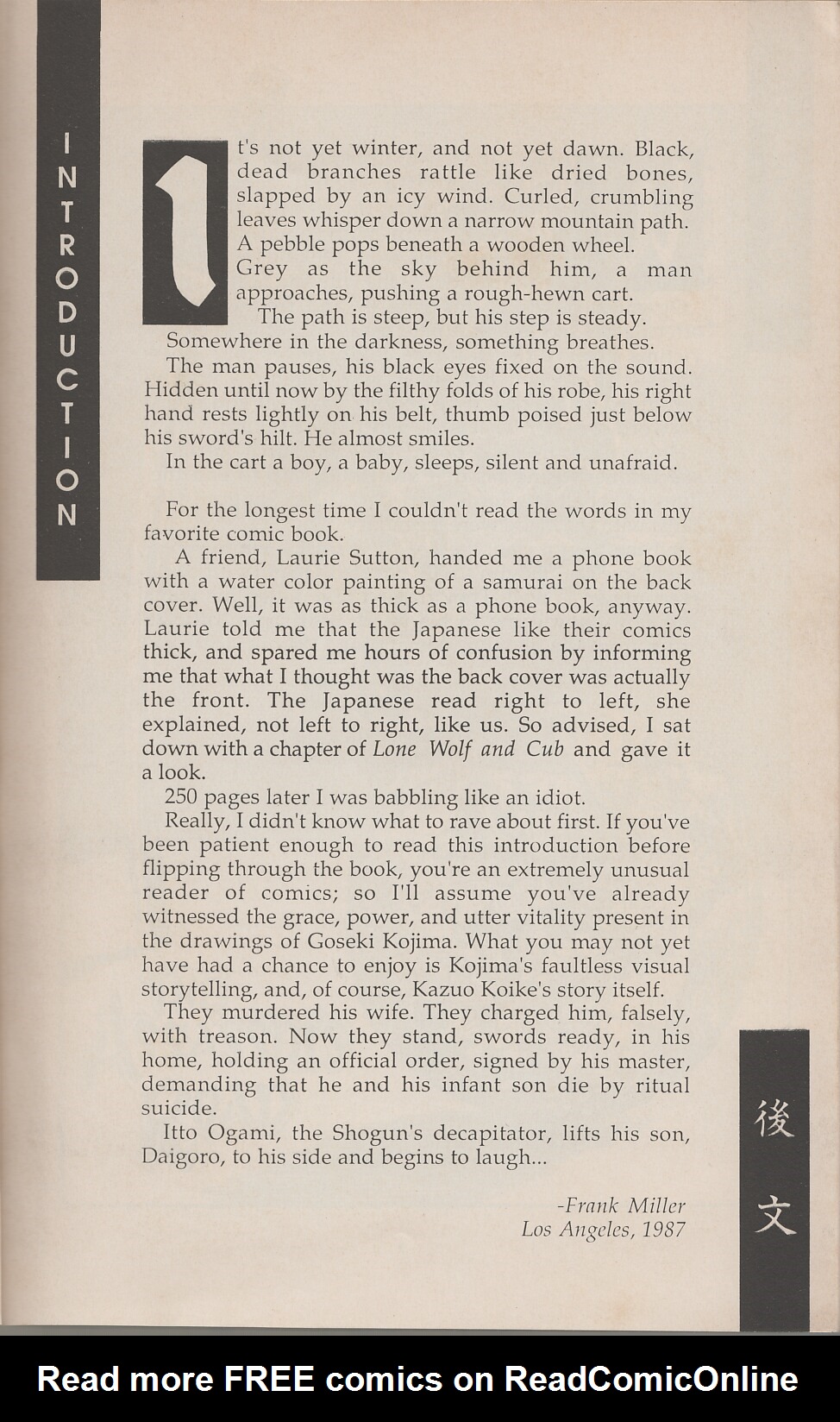 Read online Lone Wolf and Cub comic -  Issue #1 - 4