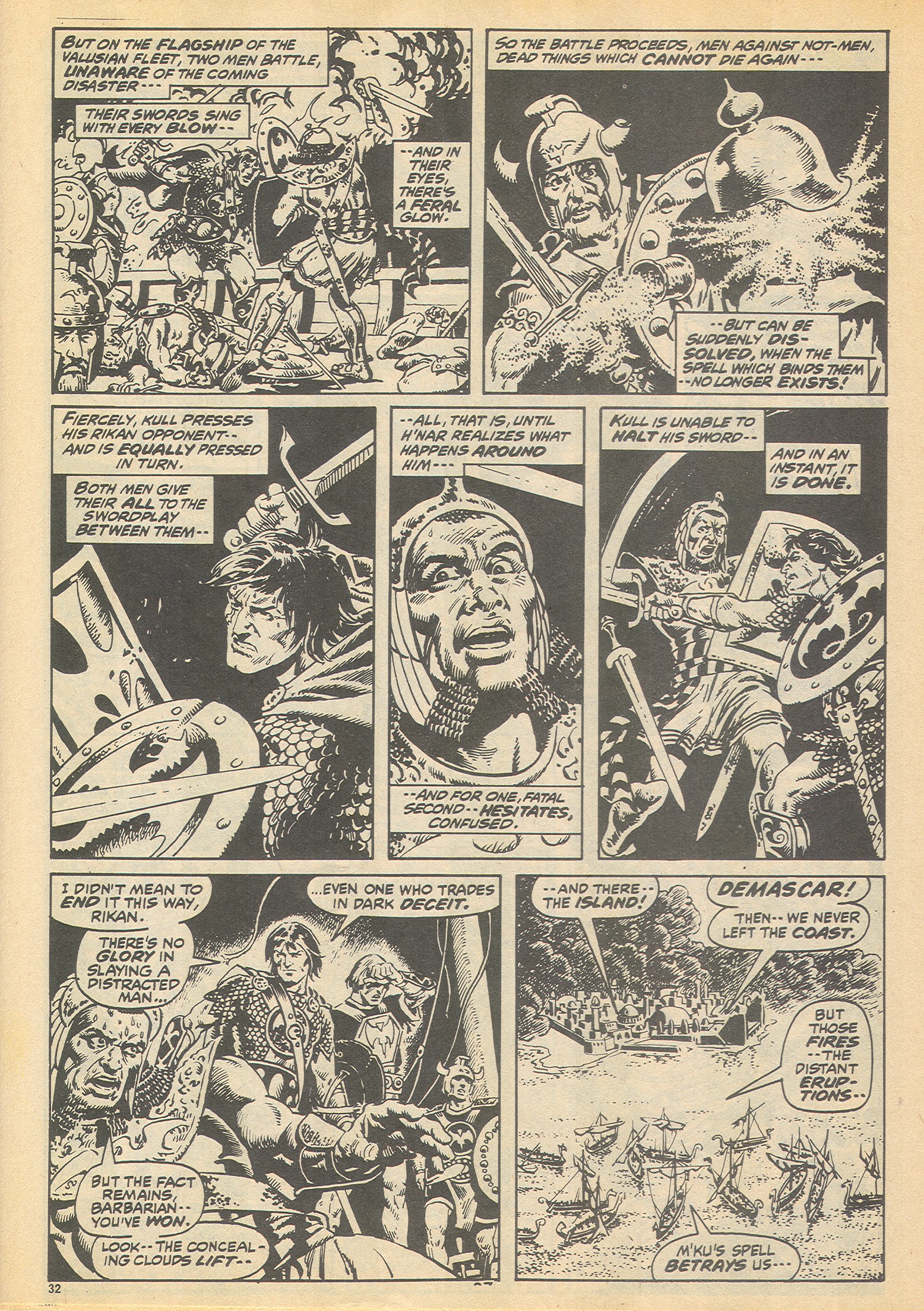 Read online The Savage Sword of Conan (1975) comic -  Issue #18 - 32