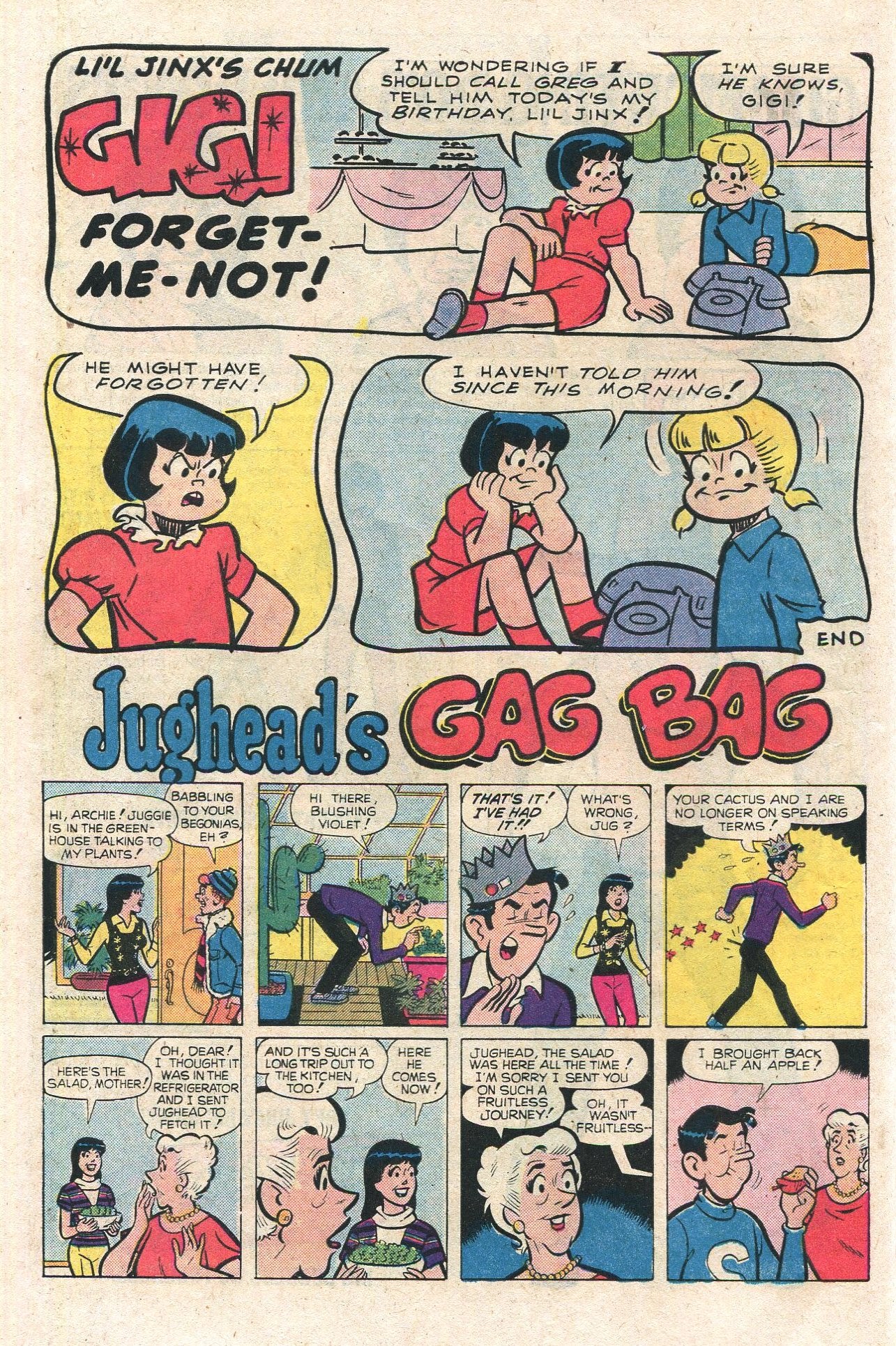Read online Jughead's Jokes comic -  Issue #67 - 10
