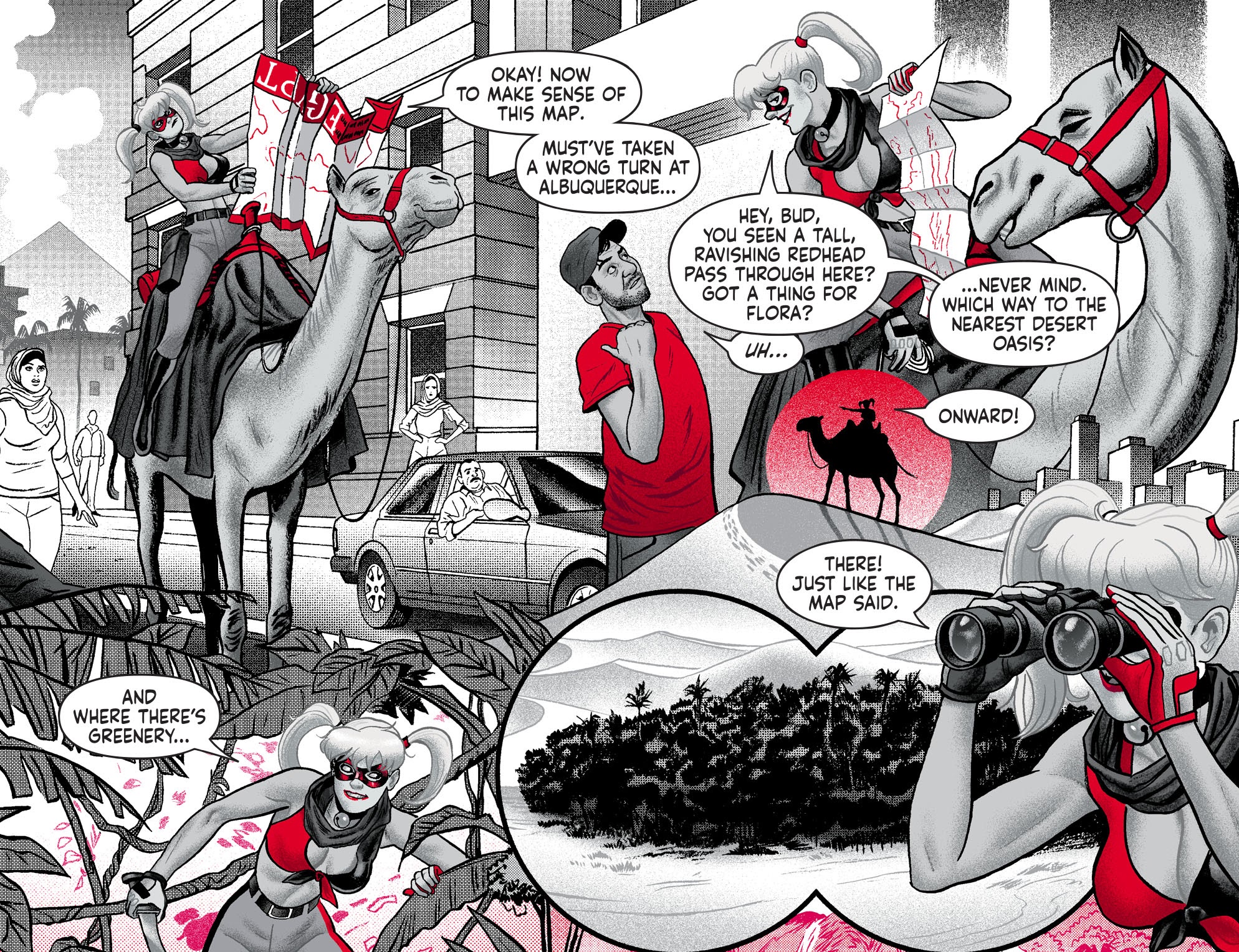 Read online Harley Quinn Black   White   Red comic -  Issue #9 - 14