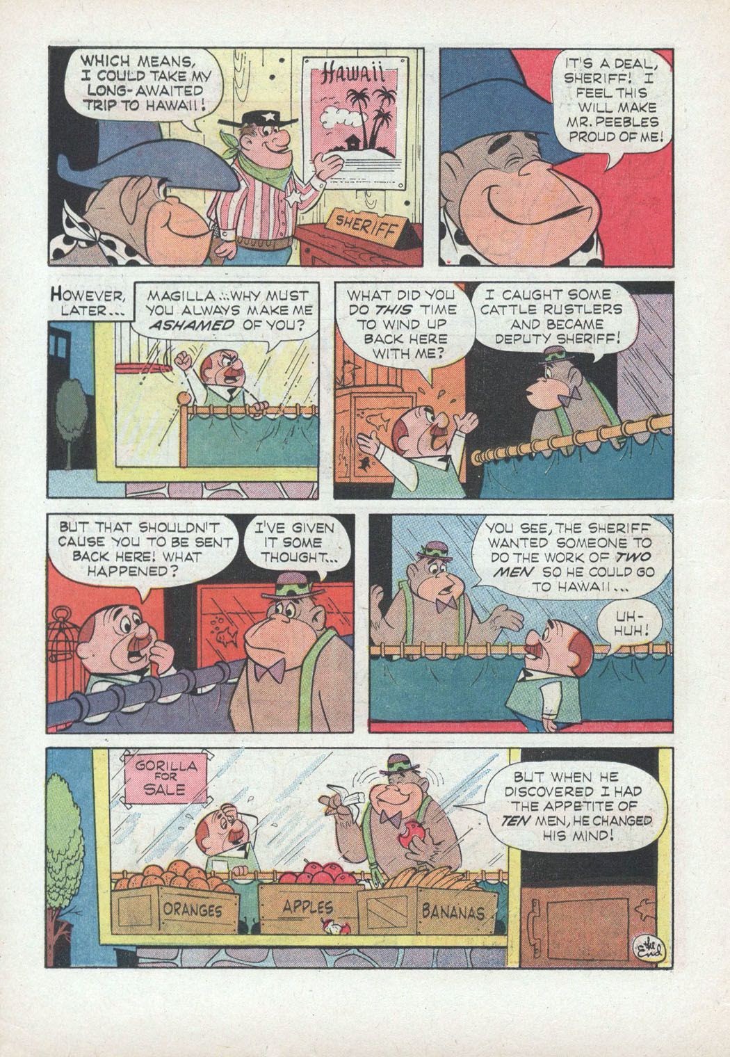 Read online Magilla Gorilla (1964) comic -  Issue #7 - 22