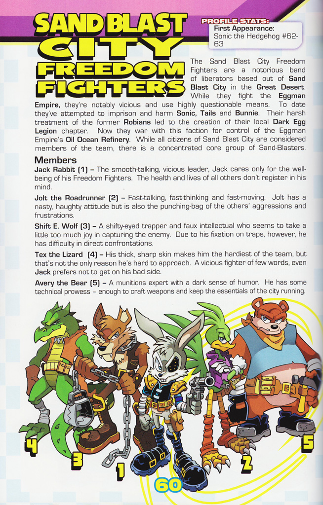 Read online Sonic the Hedgehog: The Complete Sonic Comic Encyclopedia comic -  Issue # TPB - 62