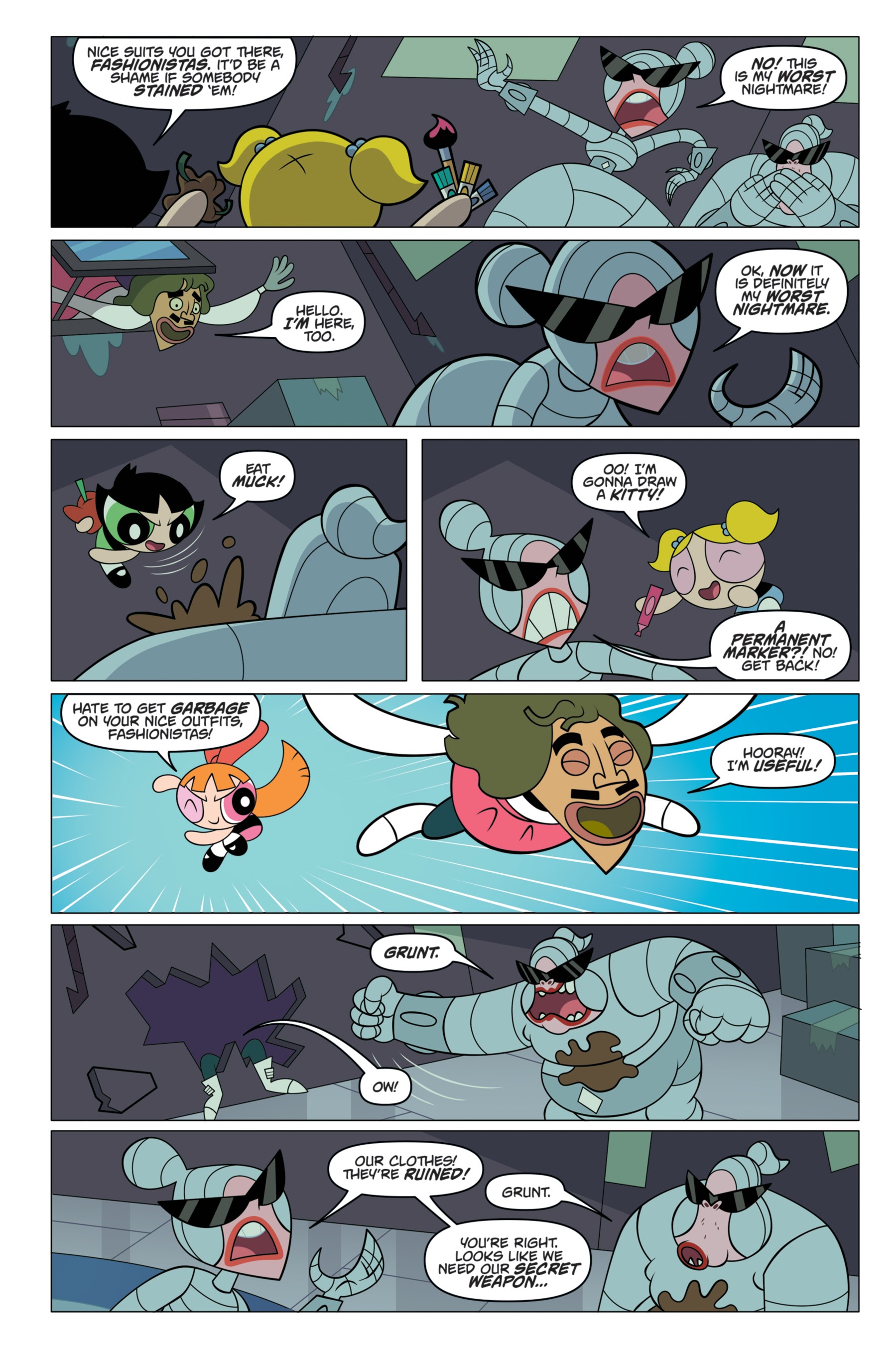 Read online The Powerpuff Girls: Bureau of Bad comic -  Issue # _TPB - 44