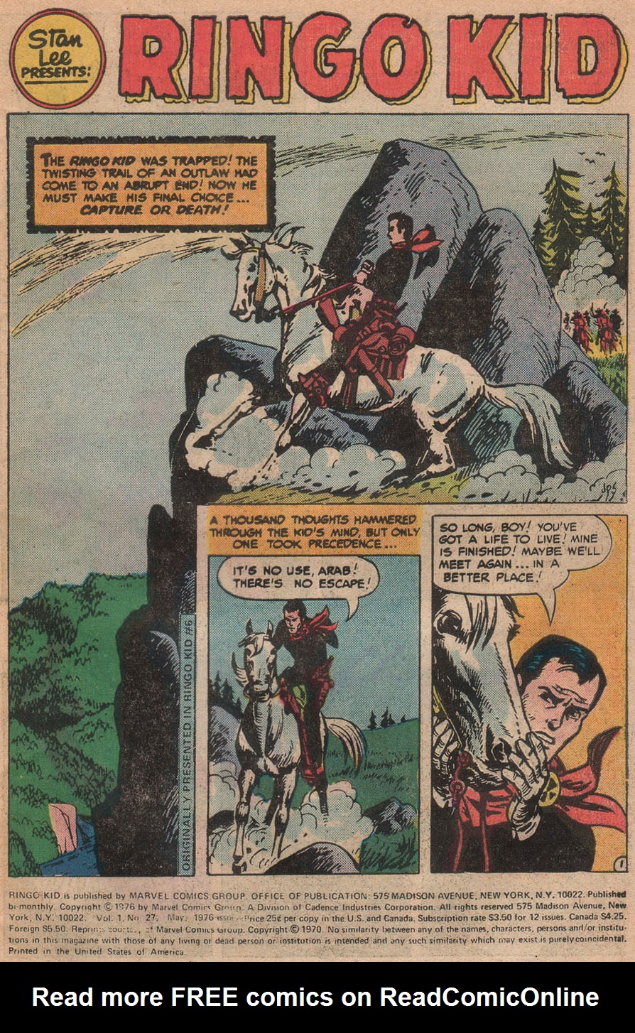 Read online Ringo Kid (1970) comic -  Issue #27 - 3