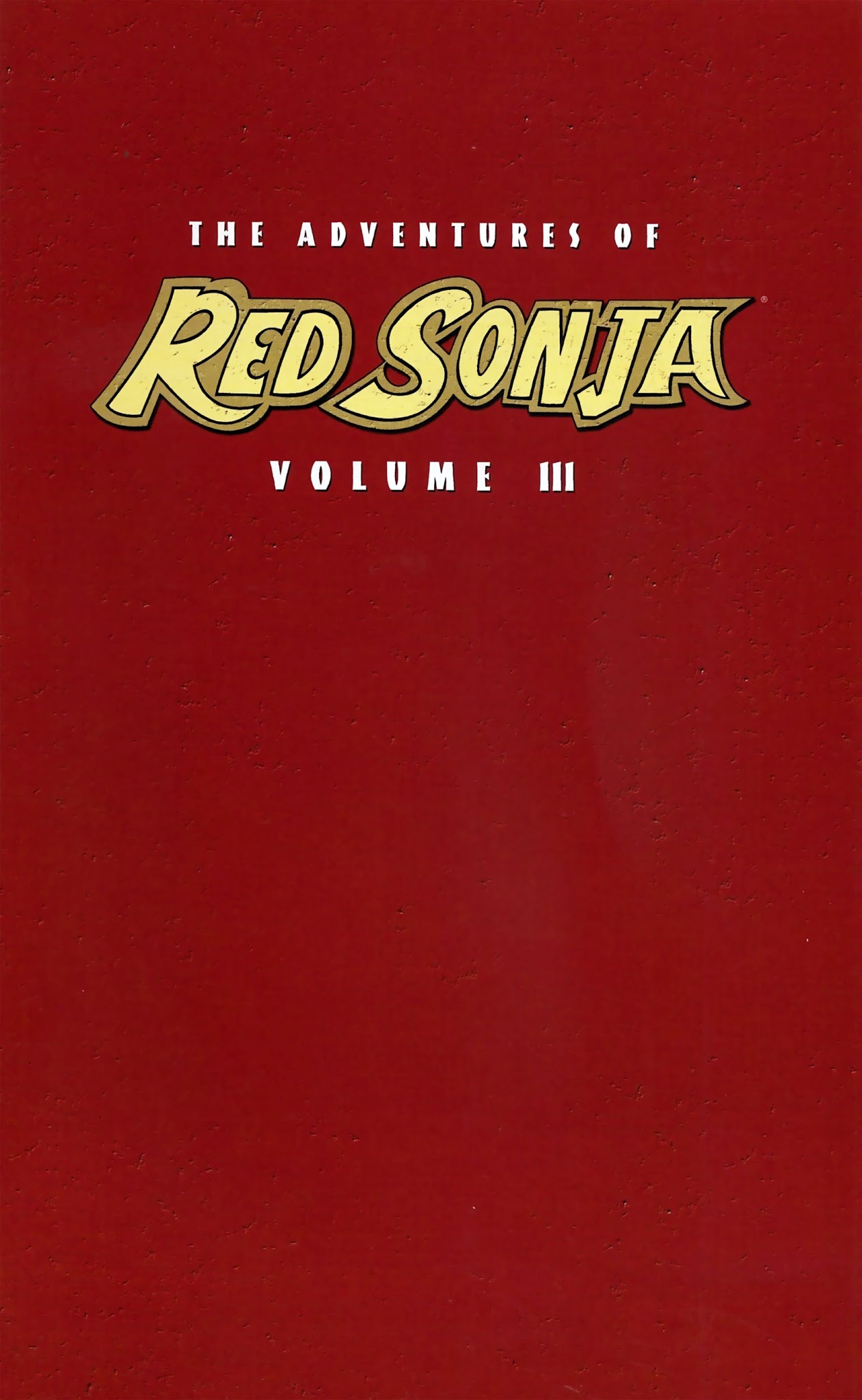 Read online The Adventures of Red Sonja comic -  Issue # TPB 3 - 3