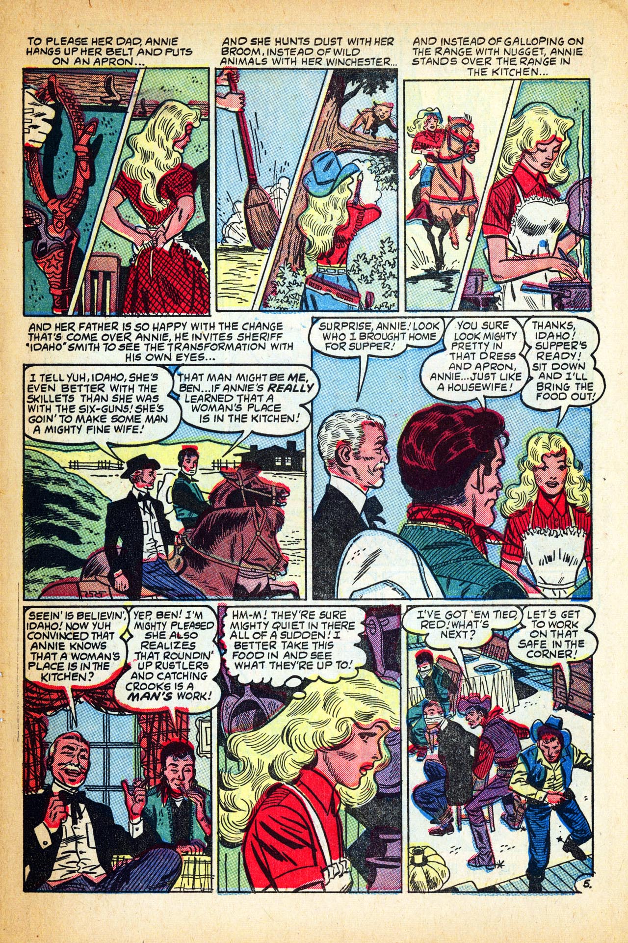 Read online Annie Oakley comic -  Issue #6 - 31