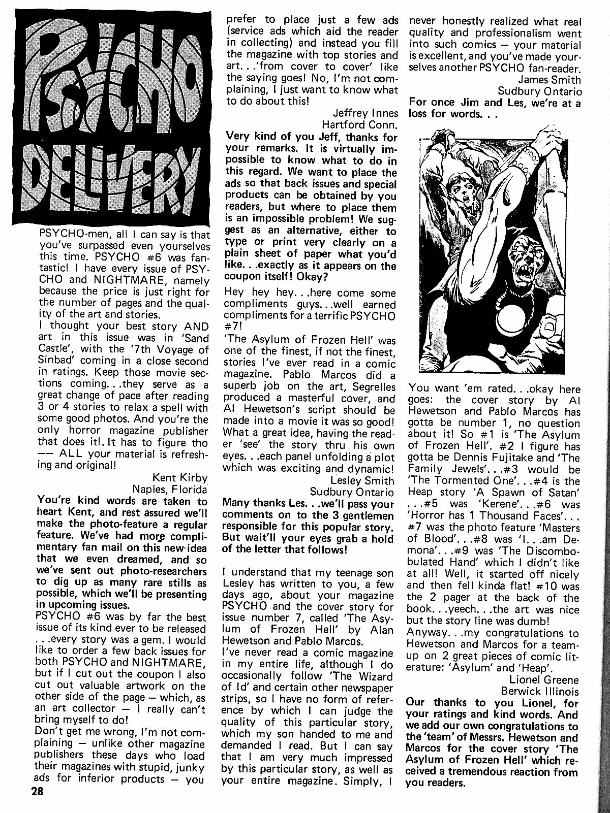 Read online Psycho comic -  Issue #8 - 29