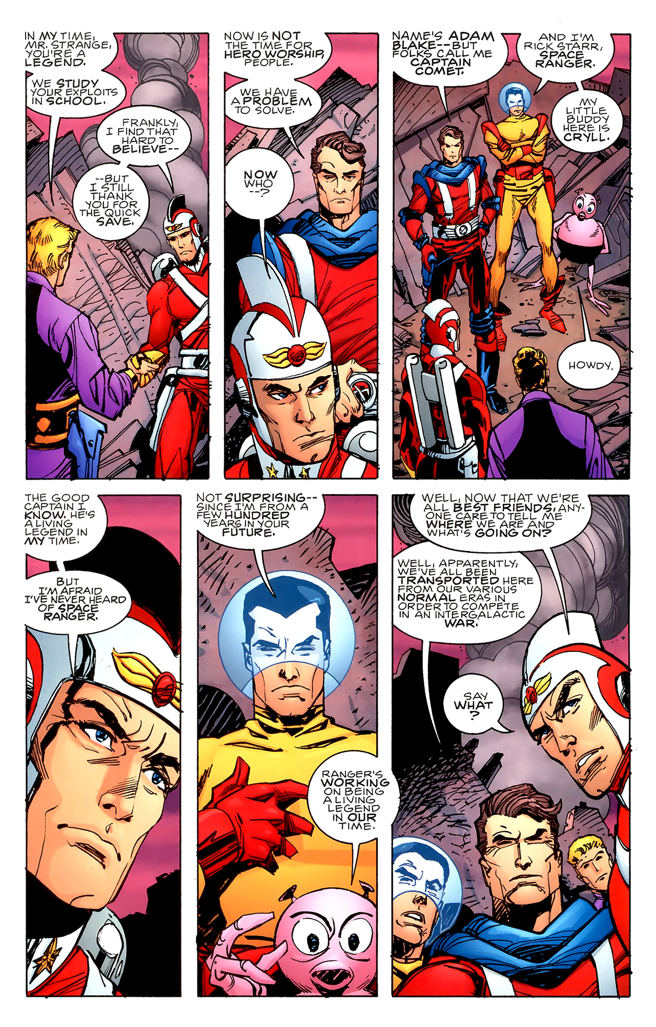 Read online DC Universe: Legacies comic -  Issue #5 - 26