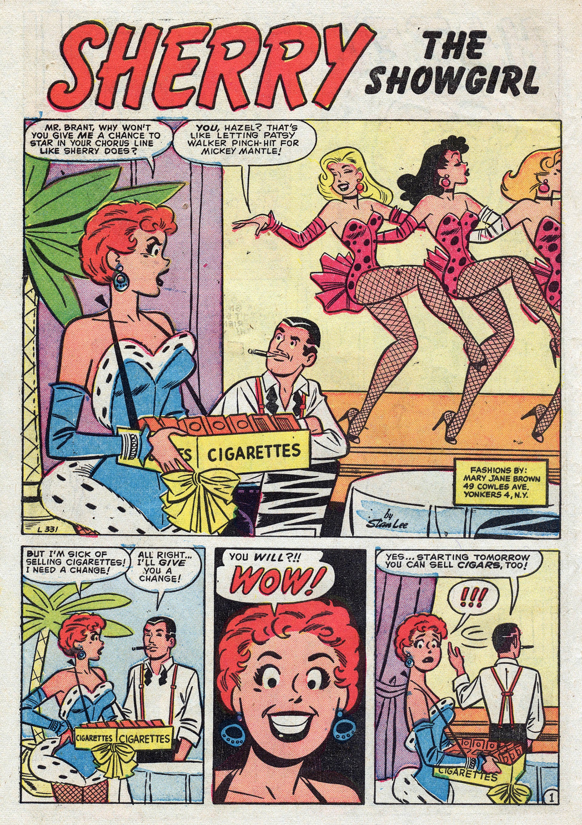 Read online Showgirls (1957) comic -  Issue #4 - 10