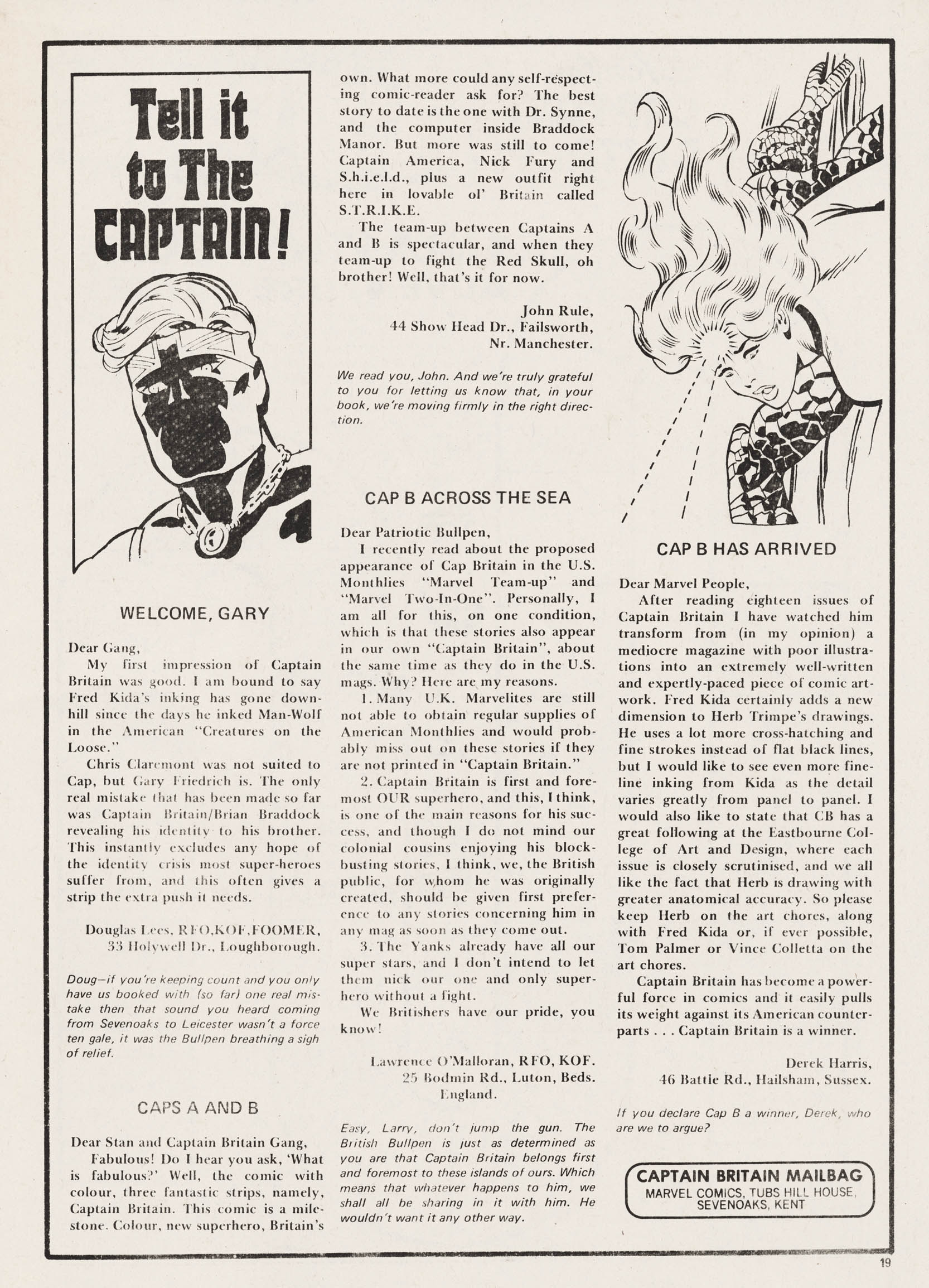 Read online Captain Britain (1976) comic -  Issue #28 - 19