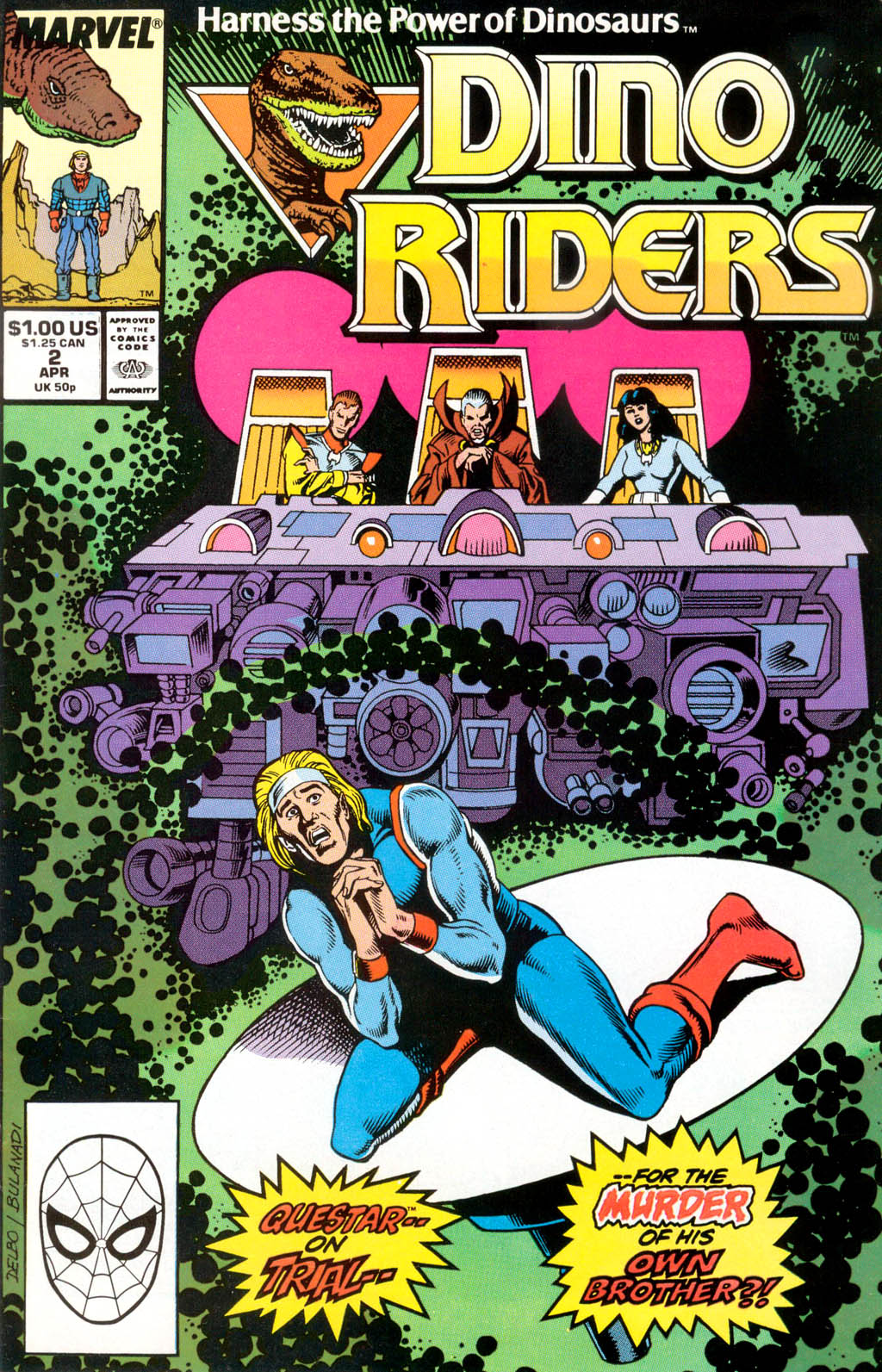 Read online Dino-Riders comic -  Issue #2 - 1