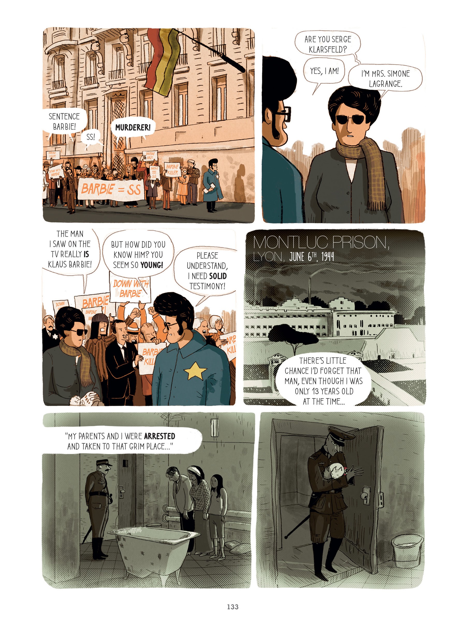 Read online For Justice: The Serge & Beate Klarsfeld Story comic -  Issue # TPB (Part 2) - 33