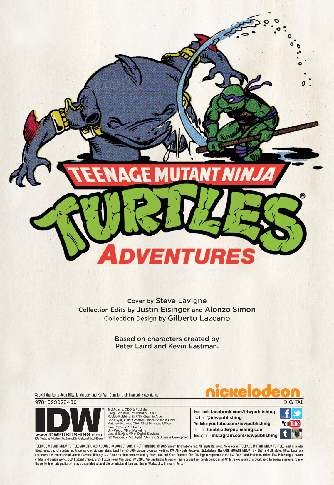 Read online Teenage Mutant Ninja Turtles Adventures (2012) comic -  Issue # TPB 10 - 2