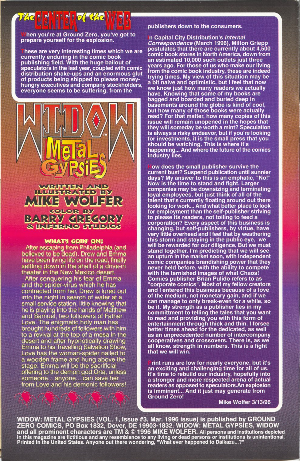 Read online Widow: Metal Gypsies comic -  Issue #3 - 2