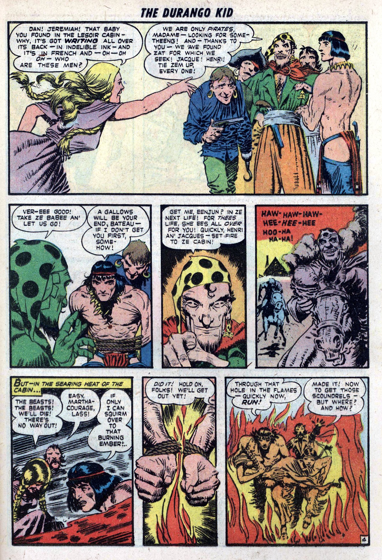 Read online Charles Starrett as The Durango Kid comic -  Issue #6 - 21