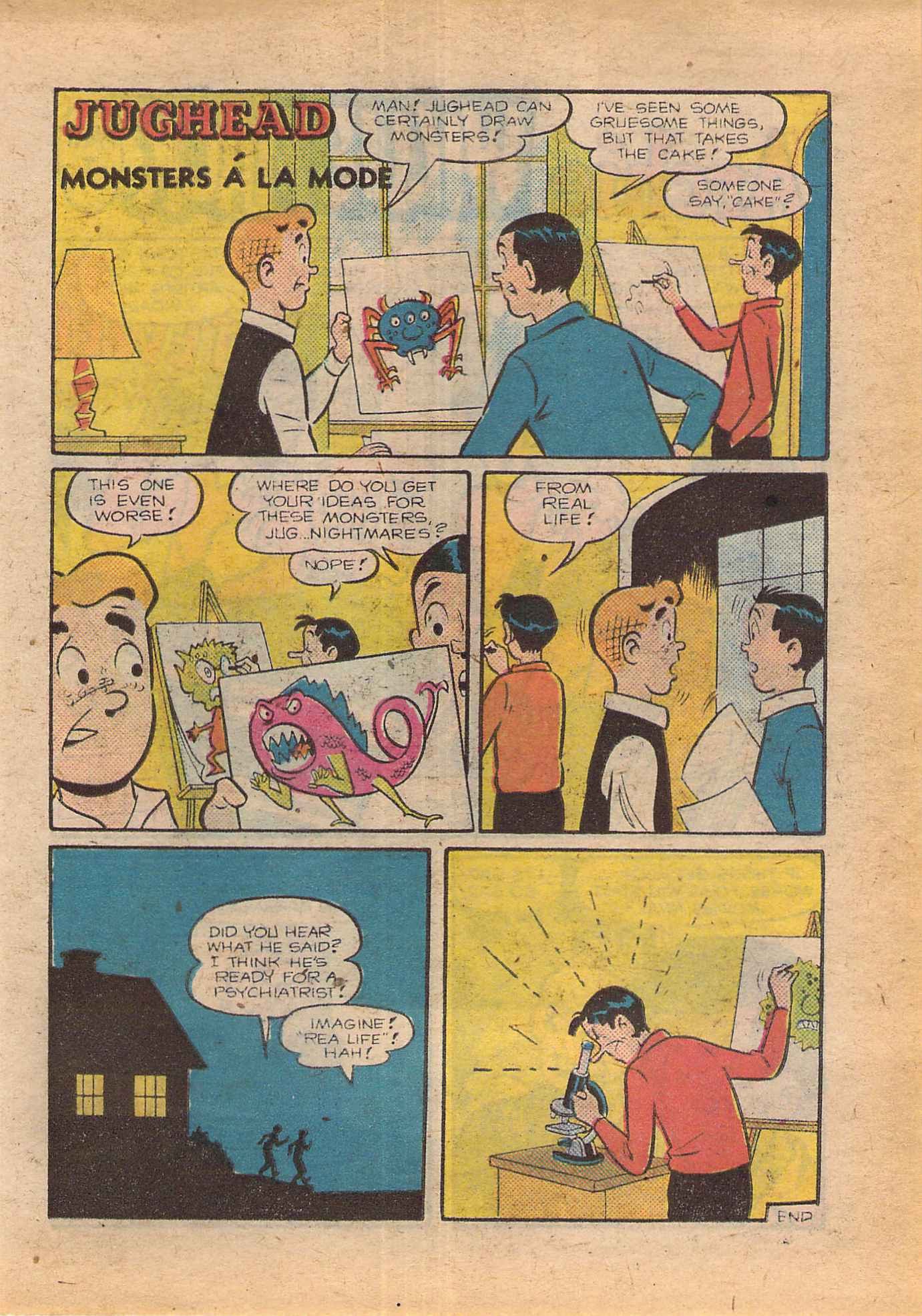 Read online Archie's Double Digest Magazine comic -  Issue #34 - 167